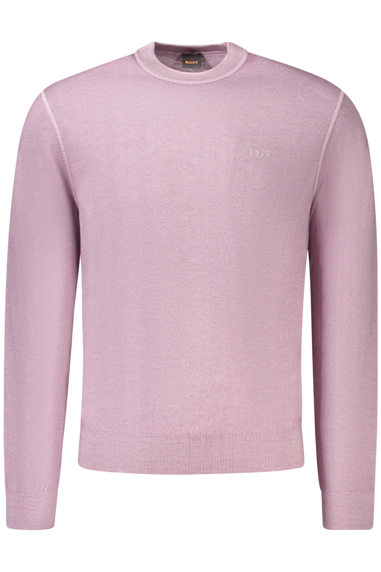 50527334ASTEFANO_VI555 – Eleganter Herrenpullover in Lila mit Rundhals und feiner Stickerei – Größe: S, M, L, XL, 2XL – Farbe: Viola