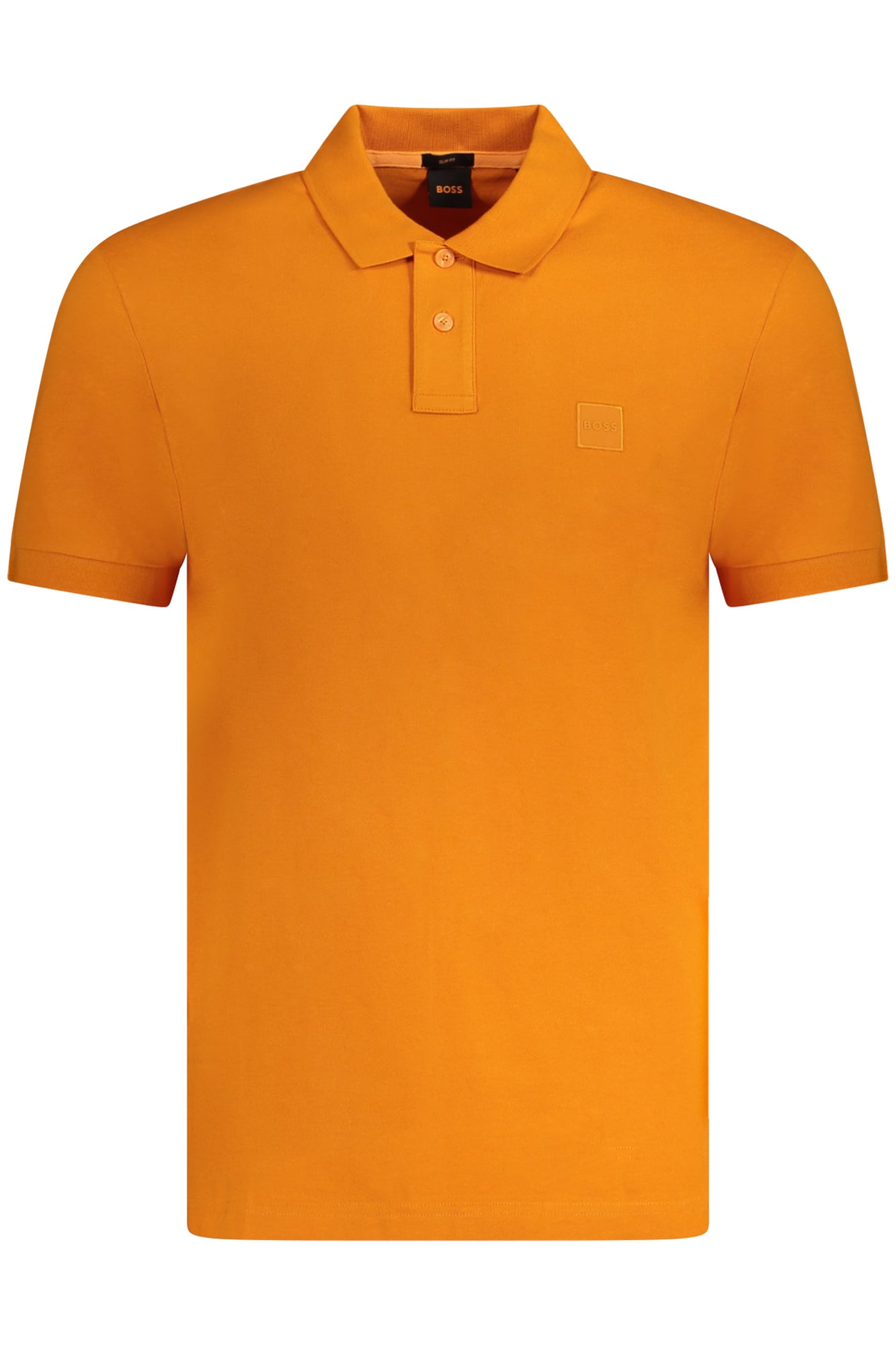 50507803PASSENGER_AR890 – Herren Slim Fit Poloshirt in Orange mit Applikation und Logo – Größe: L, S, M, XL, 2XL, 3XL – Farbe: Arancione