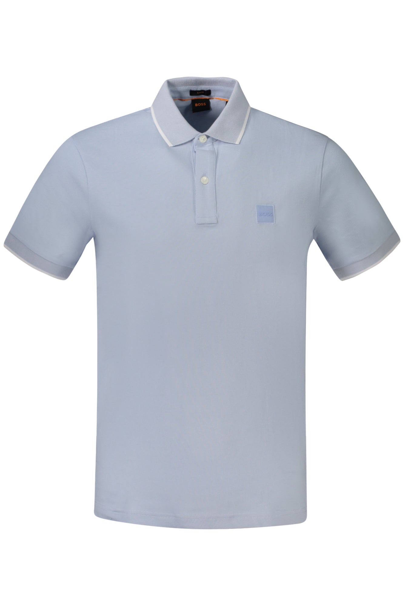 50507699PASSERTIP_AZ460 – Elegantes Blaues Kurzarm-Poloshirt für Herren mit Stickerei – Größe: M – Farbe: Azzurro