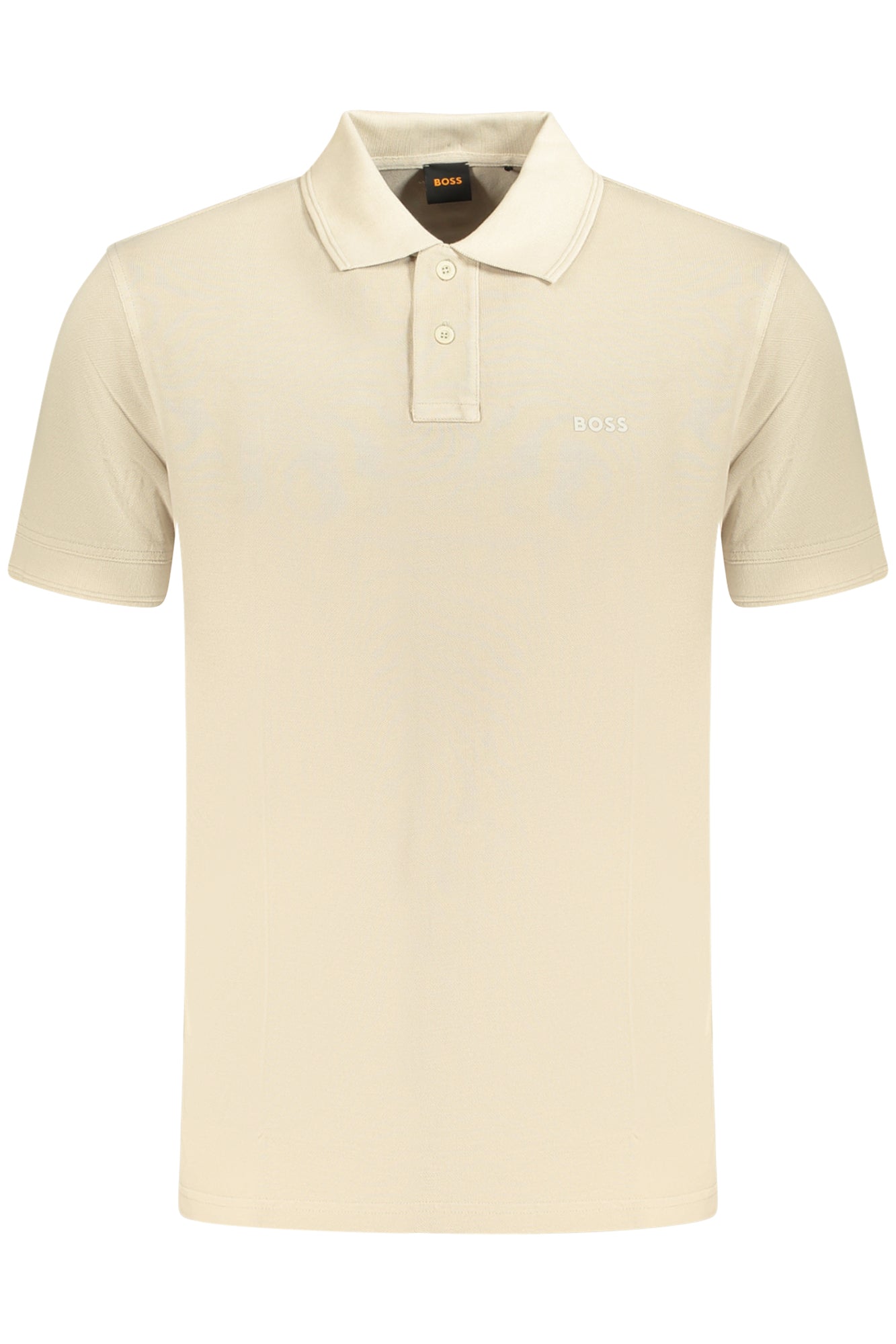 50507813PRIME_BE271 – Elegantes Beige Herren-Poloshirt mit Knopfleiste & Logodruck – Größe: S, 3XL – Farbe: Beige