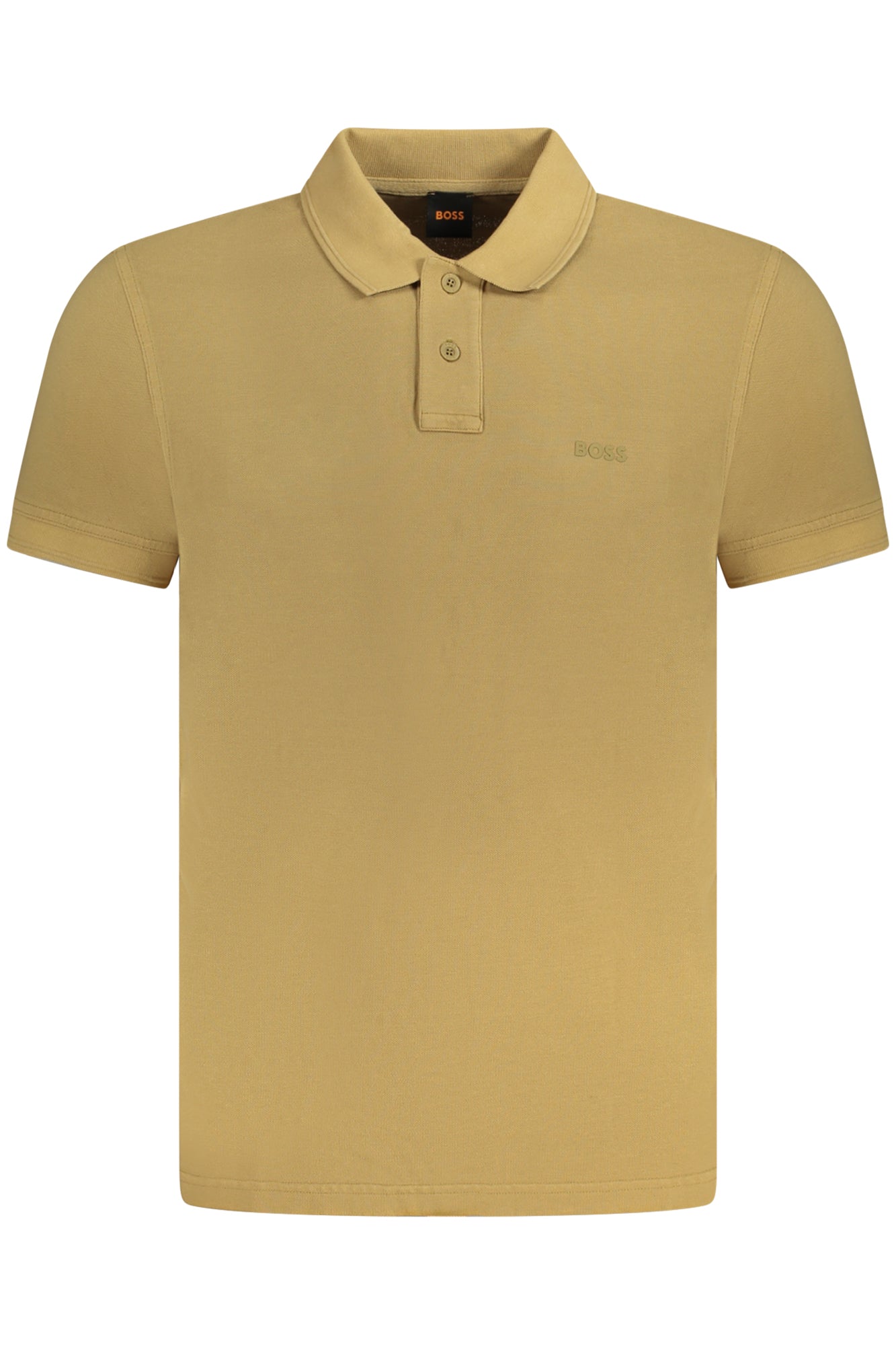 50507813PRIME_BE261 – Beiges Herren-Kurzarm-Poloshirt mit Druck und Knopfleiste – Größe: 2XL, 3XL, XL – Farbe: Beige