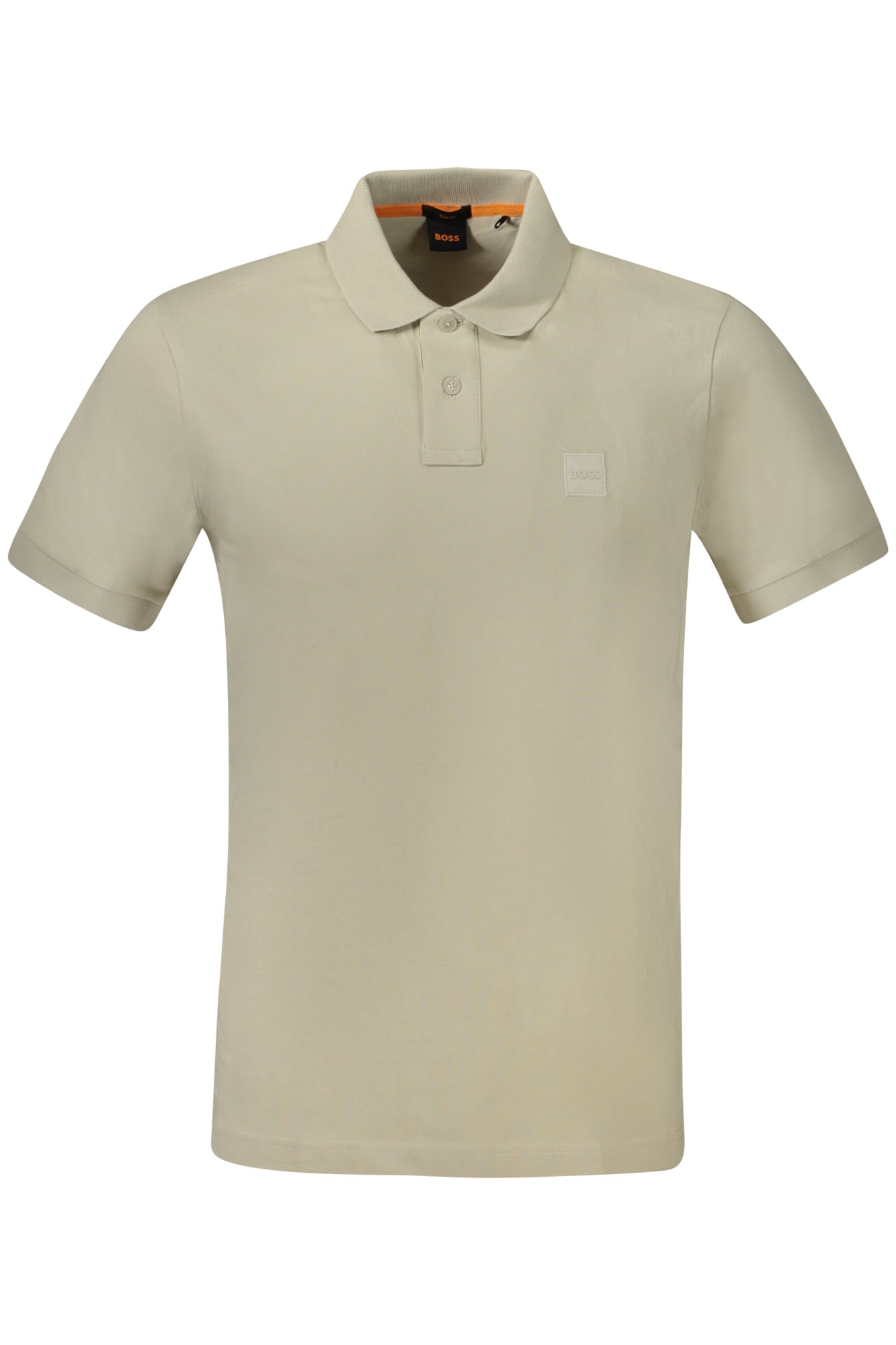 50507803PASSENGER_BE271 – Elegantes Slim Fit Herren-Poloshirt Beige mit Stickerei und Applikation – Größe: 3XL, S, L, M – Farbe: Beige