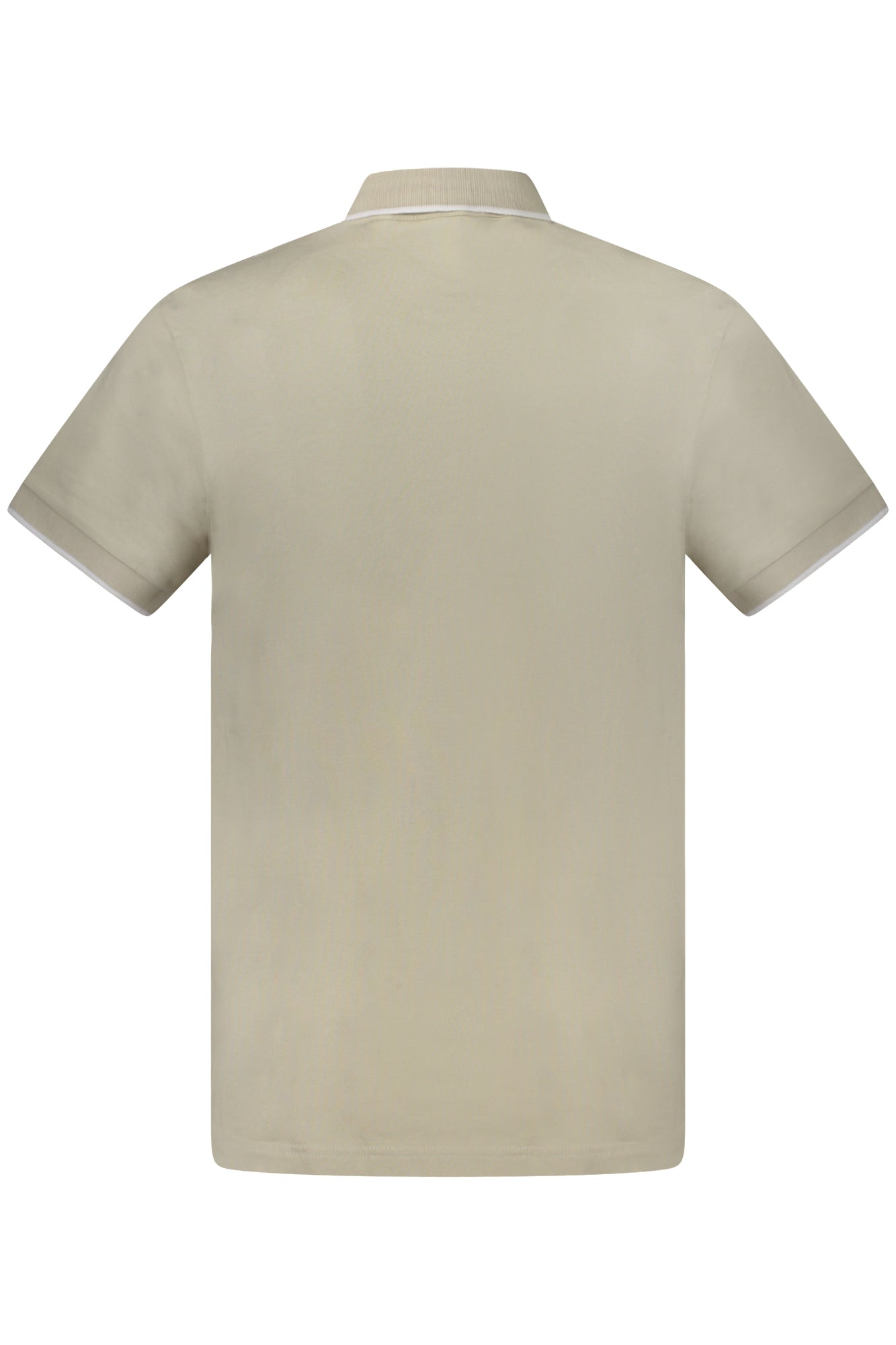 50507699PASSERTIP_BE271 – Herren Poloshirt Beige: Slim Fit, Kontrastdetails, Stickerei – Größe: S, 3XL, M, L, 2XL – Farbe: Beige