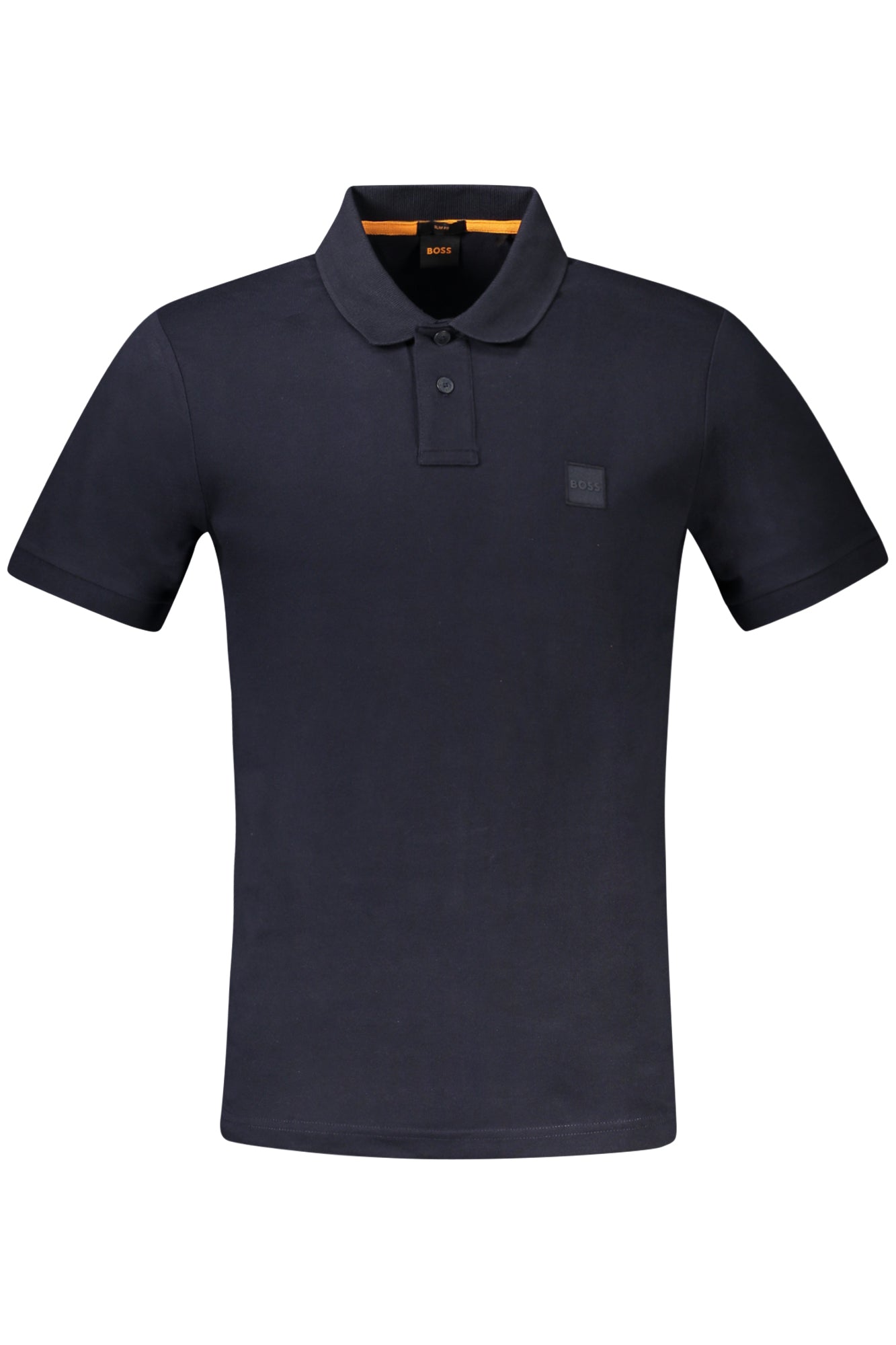 50507803PASSENGER_BL404 – Elegantes Herren-Kurzarm-Polohemd in Blau mit Stickerei-Details – Größe: 2XL, S, XL, M, L – Farbe: Blu