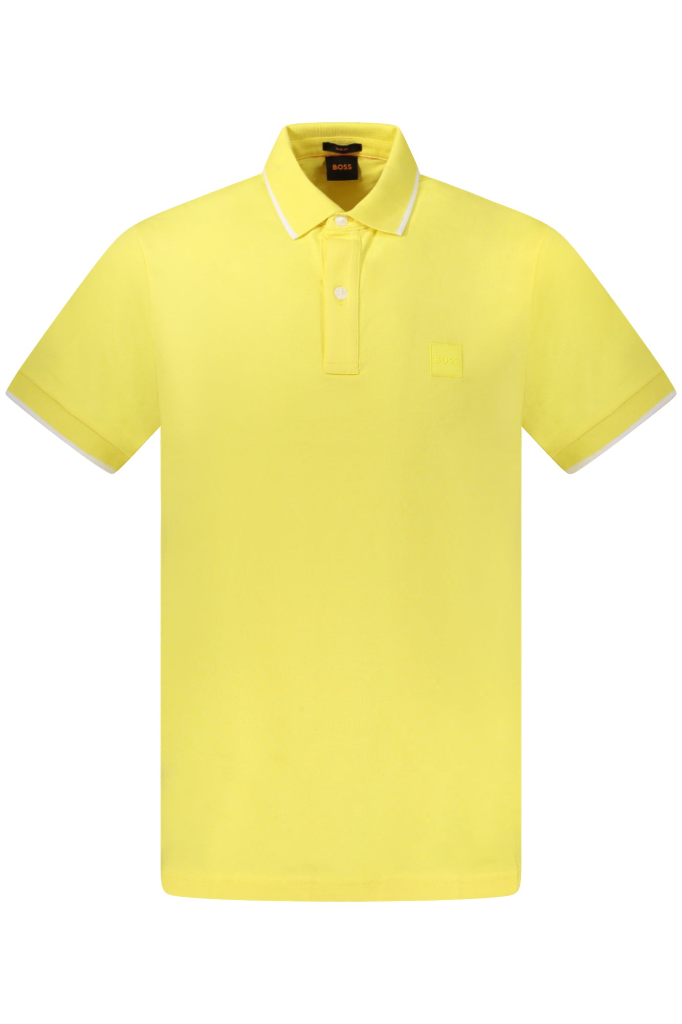 50507699PASSERTIP_GI737 – Herren Kurzarm-Poloshirt Gelb – Schmale Passform, Elegante Details – Größe: S, M, L – Farbe: Giallo