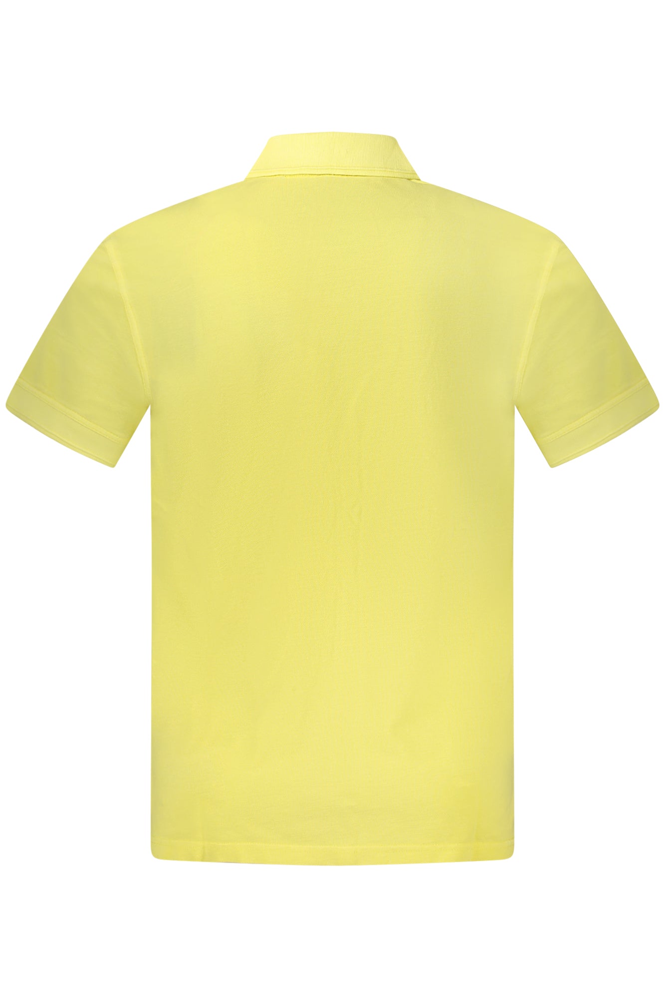 50507813PRIME_GI737 – Herren Poloshirt Gelb mit Print und Knopfleiste – Modern und Stilvoll – Größe: 3XL, S, M, L – Farbe: Giallo