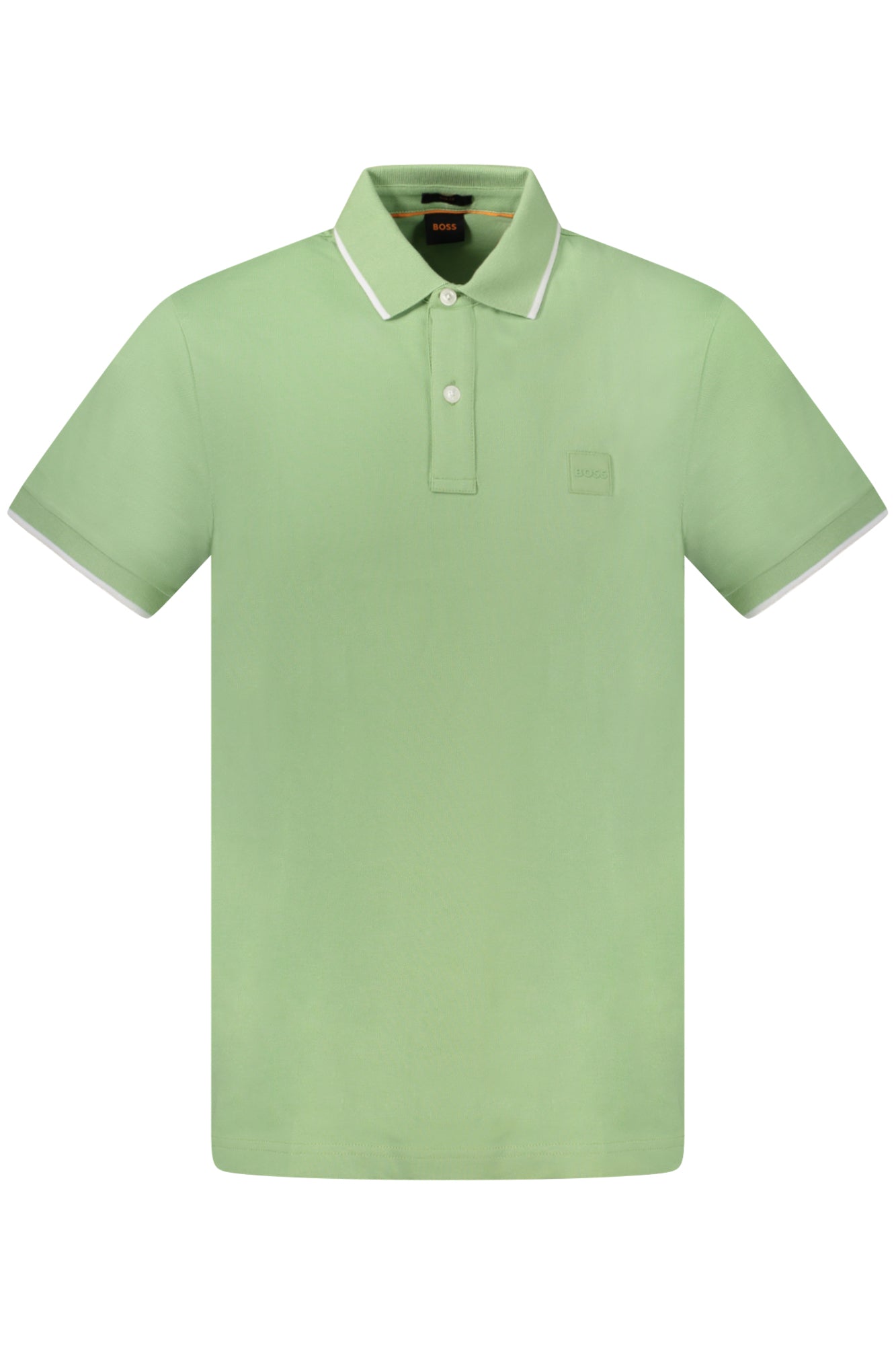 50507699PASSERTIP_VE372 – Elegantes Grünes Kurzarm-Poloshirt für Herren mit Kontrastdetails – Größe: S, M, 2XL, 3XL, L – Farbe: Verde