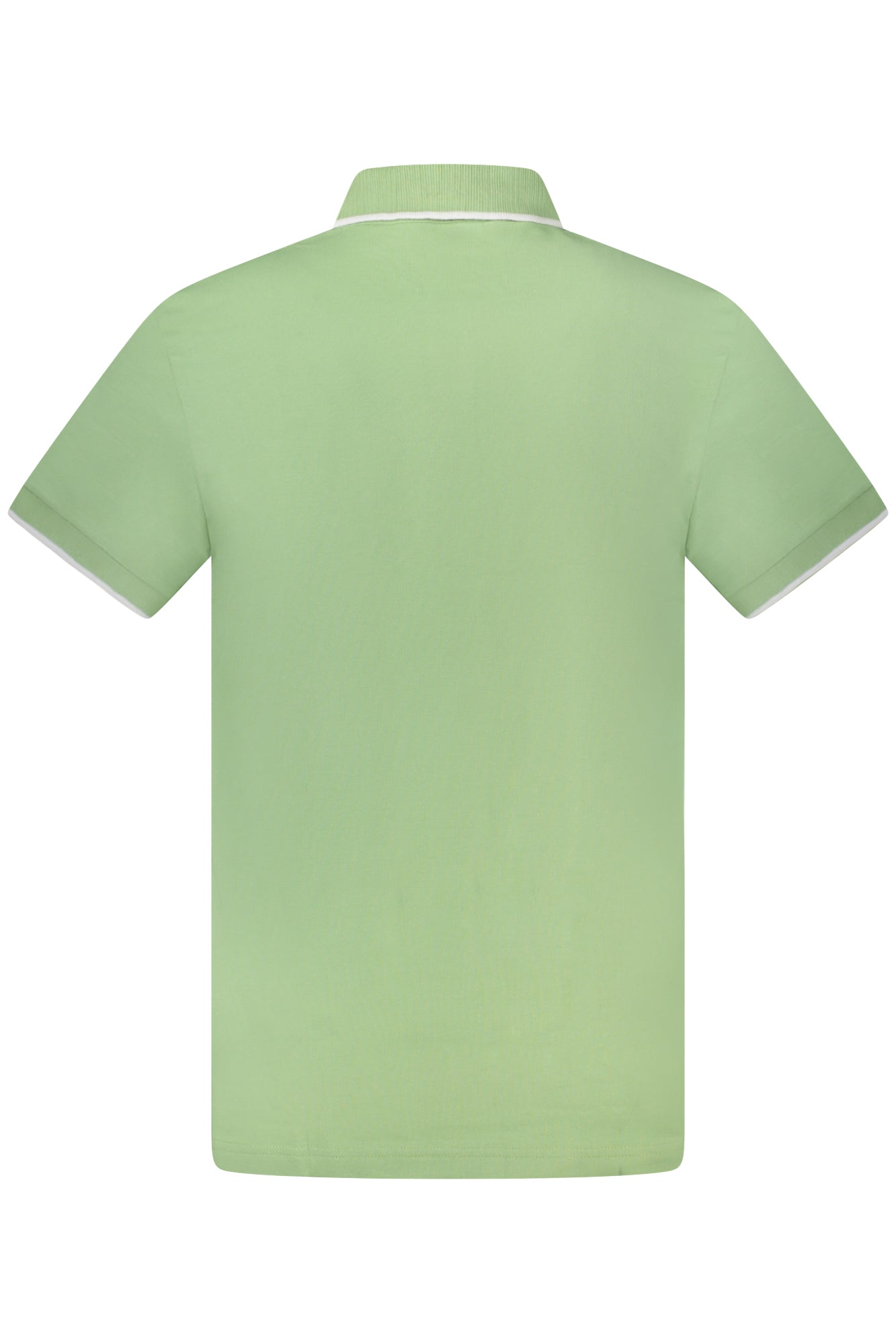 50507699PASSERTIP_VE372 – Elegantes Grünes Kurzarm-Poloshirt für Herren mit Kontrastdetails – Größe: S, M, 2XL, 3XL, L – Farbe: Verde