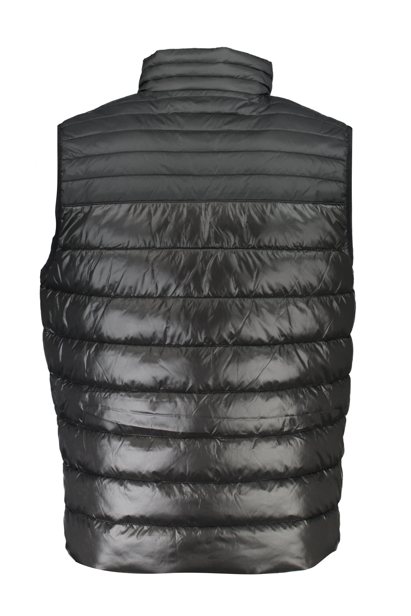 50496725_NE001 – Ärmellose Herrenweste Schwarz mit Taschen und Reißverschluss – Größe: 46 – Farbe: Nero