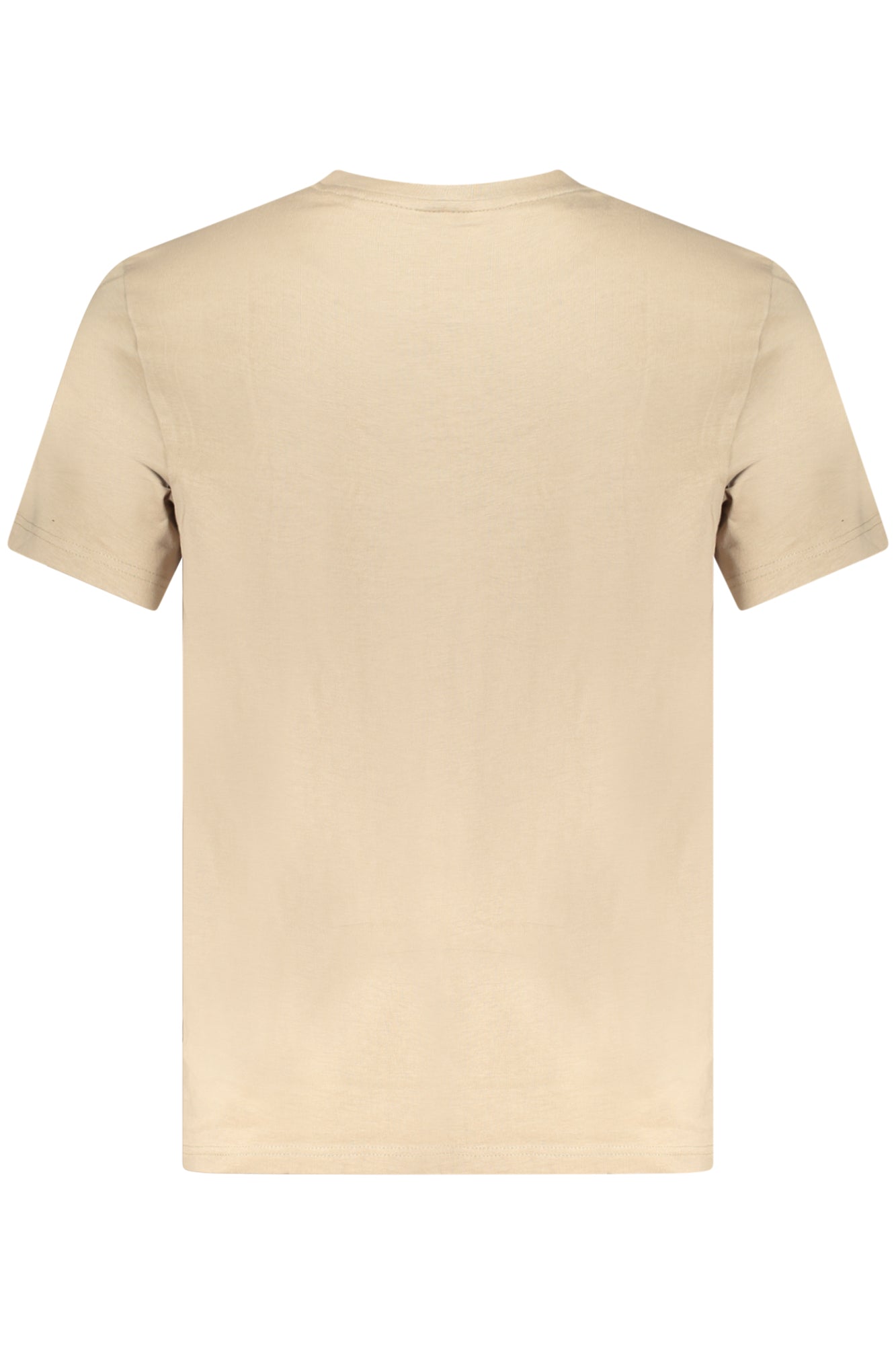 50515997TEBOSSOCEAN_BE246 – Beiges Herren Kurzarm-T-Shirt mit Rundhals und Logo-Druck – Größe: S – Farbe: Beige