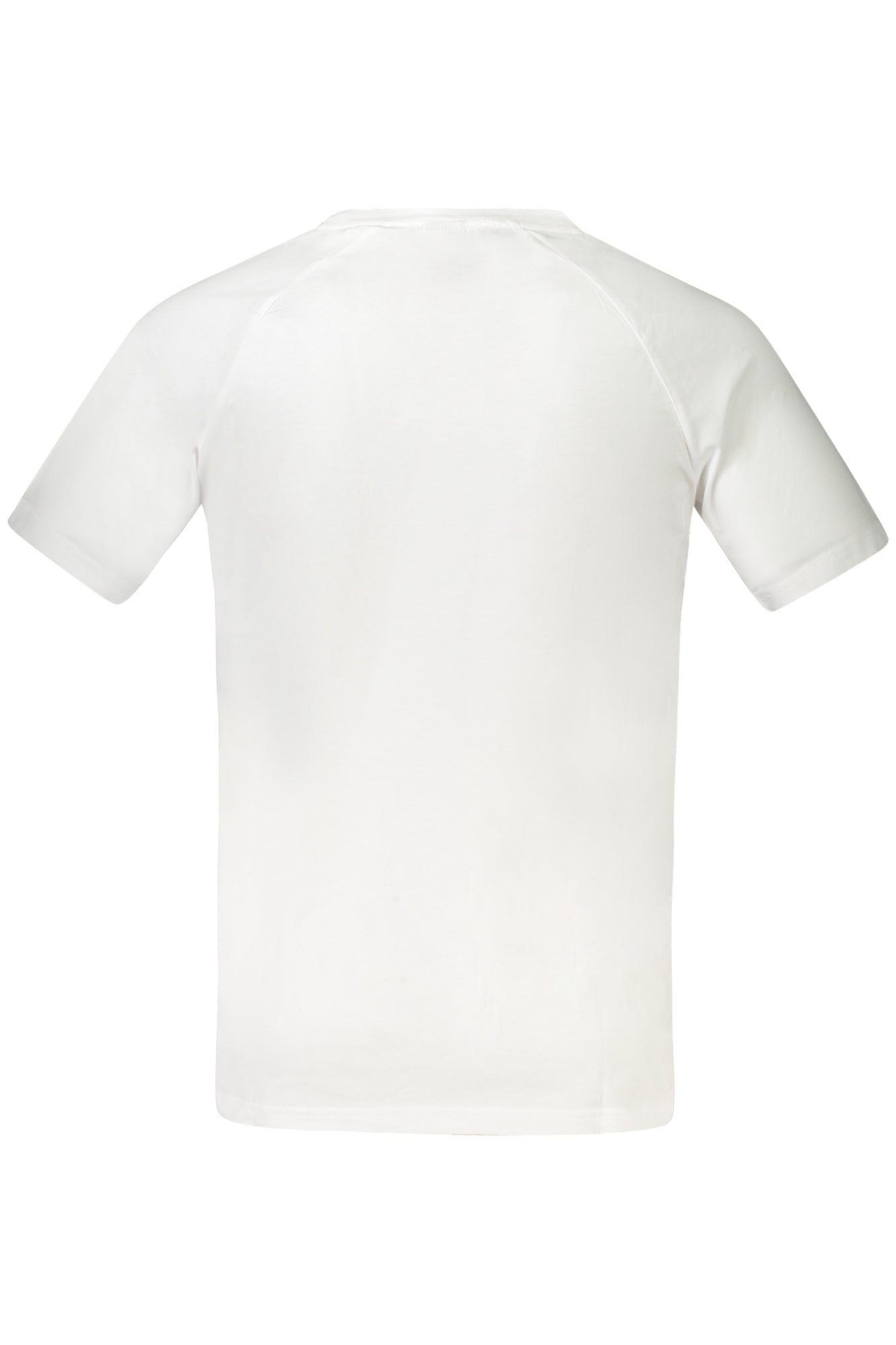 50517970RNSLIMFIT_BI100 – Herren Weiß Slim Fit T-Shirt mit Rundhals & Druck-Details – Größe: S – Farbe: Bianco