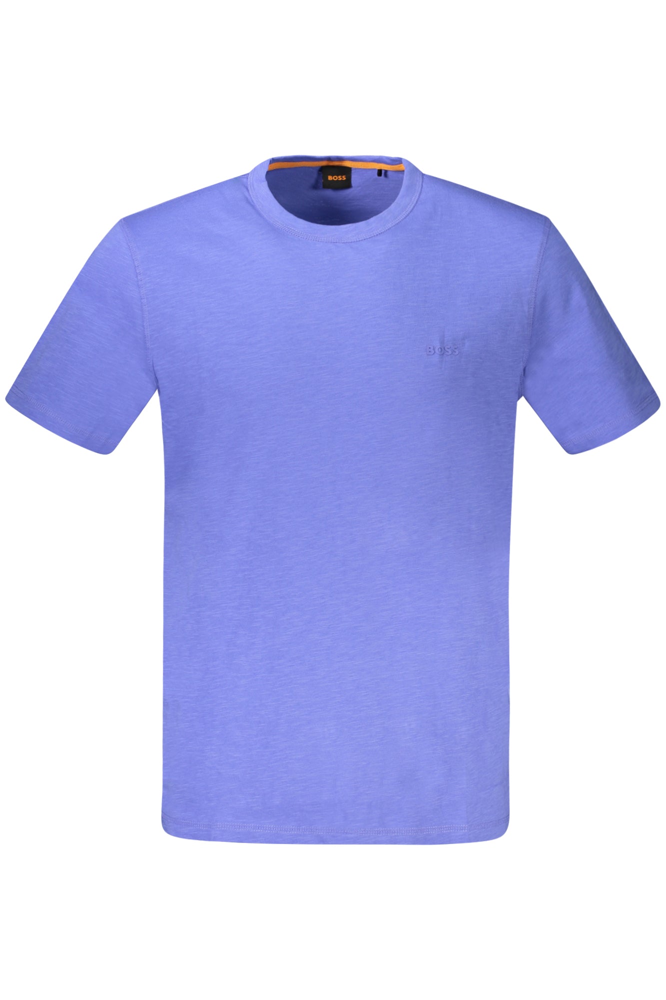 50508243TEGOOD_BL525 – Herren Kurzarm T-Shirt Blau mit Rundhals & Logo-Design – Größe: L, S, M – Farbe: Blu