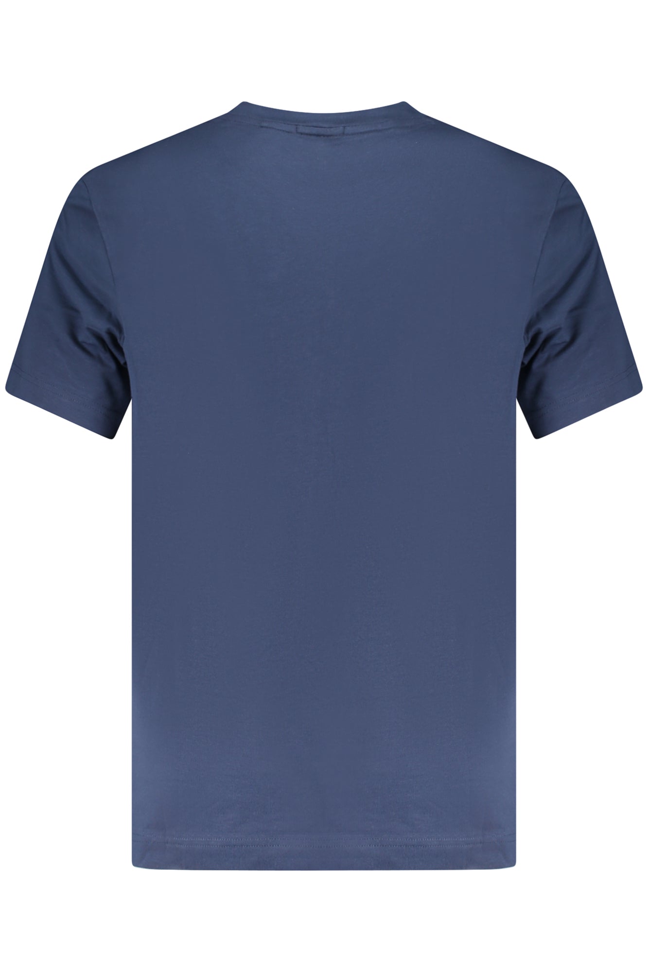 50473278TCHUP_BL464 – Bio-Baumwolle Herren T-Shirt Blau: Relaxed Fit mit Logo-Applikation – Größe: L – Farbe: Blu