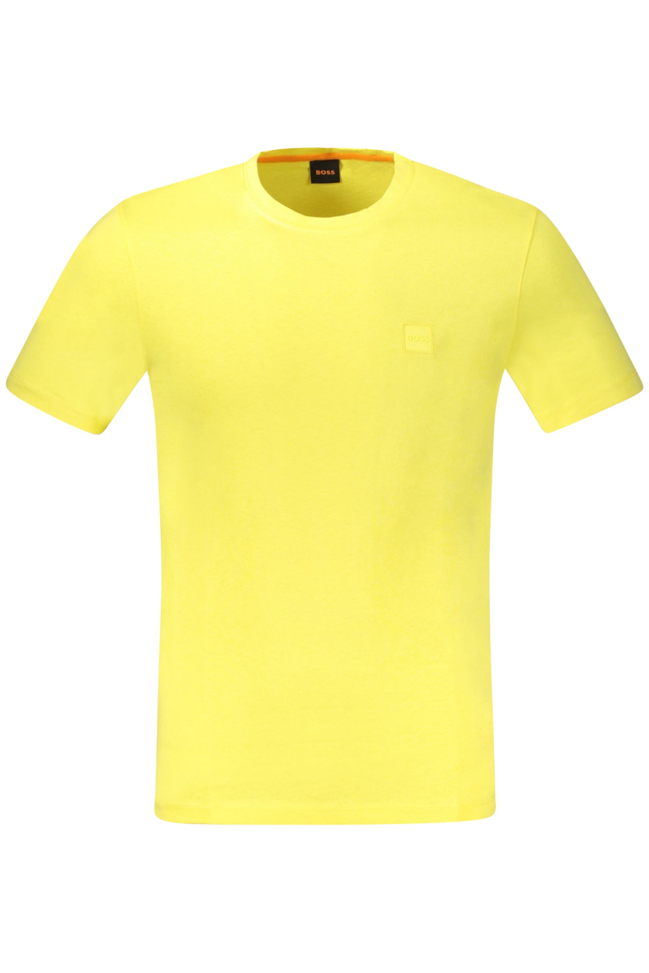 50508584TALES_GI737 – Herren Gelbes Kurzarm T-Shirt mit Rundhals und Logo-Stickerei – Größe: 3XL, S, M, L – Farbe: Giallo