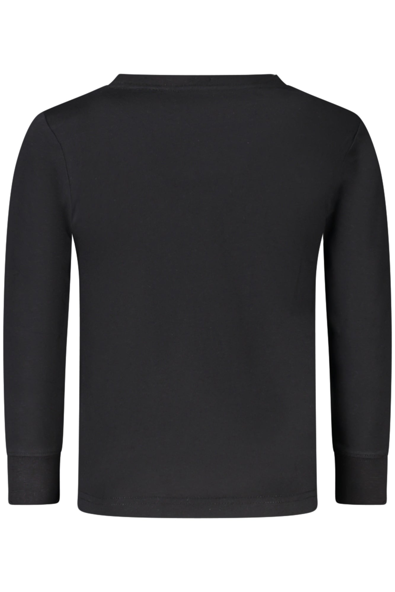 XXX95C892_NEBLACK – Schwarzes Herren Langarmshirt mit Druck und Rundhalsausschnitt – Größe: 14A, 4A, 6A, 5A – Farbe: Nero