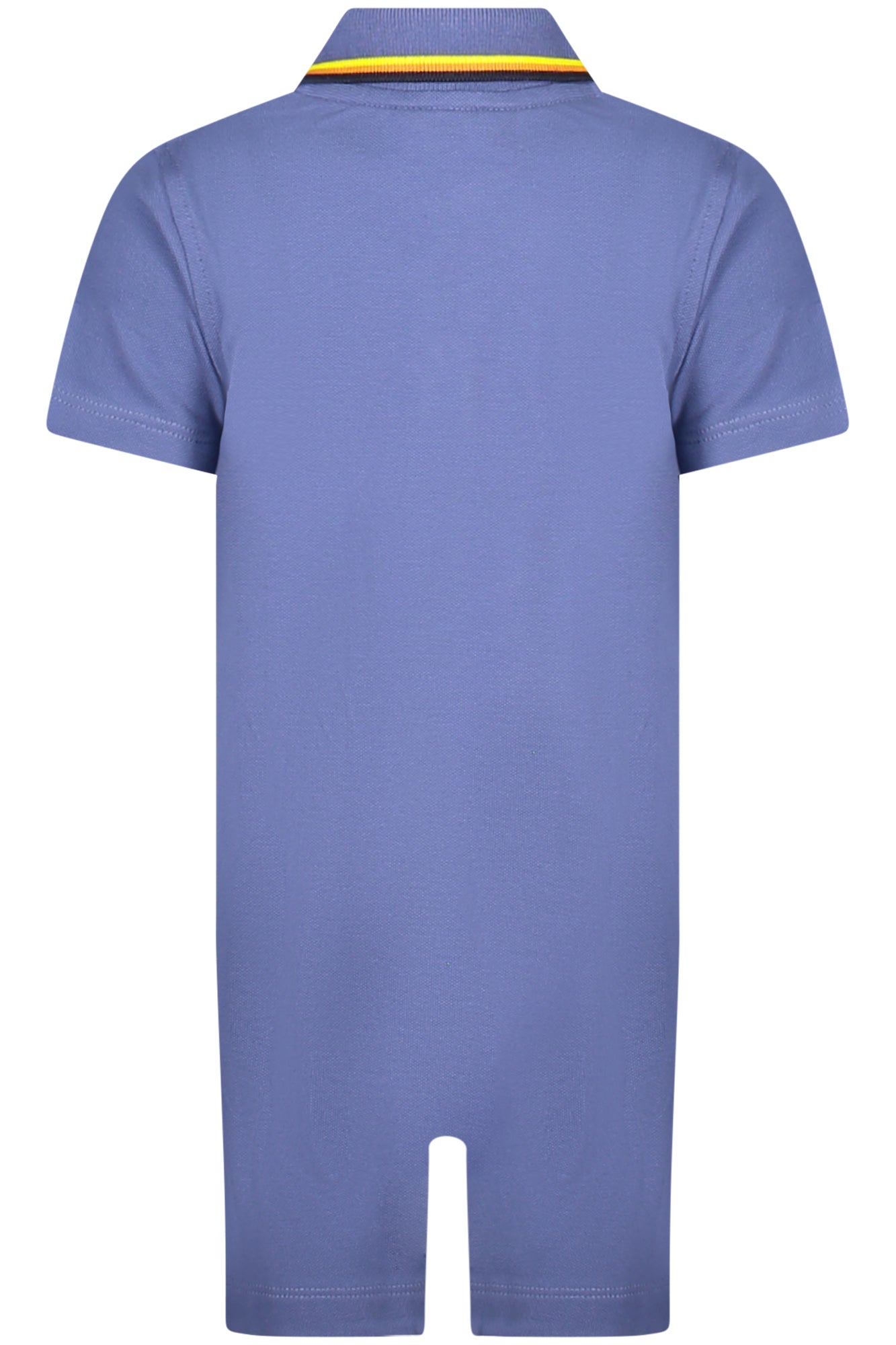 K4121DWEDOTTIE_BLP35 – Stilvoller Kinder-Polobody Blau mit Kontrastdetails & Applikation – Größe: 3-6M, 0-3M, 12M – Farbe: Blu