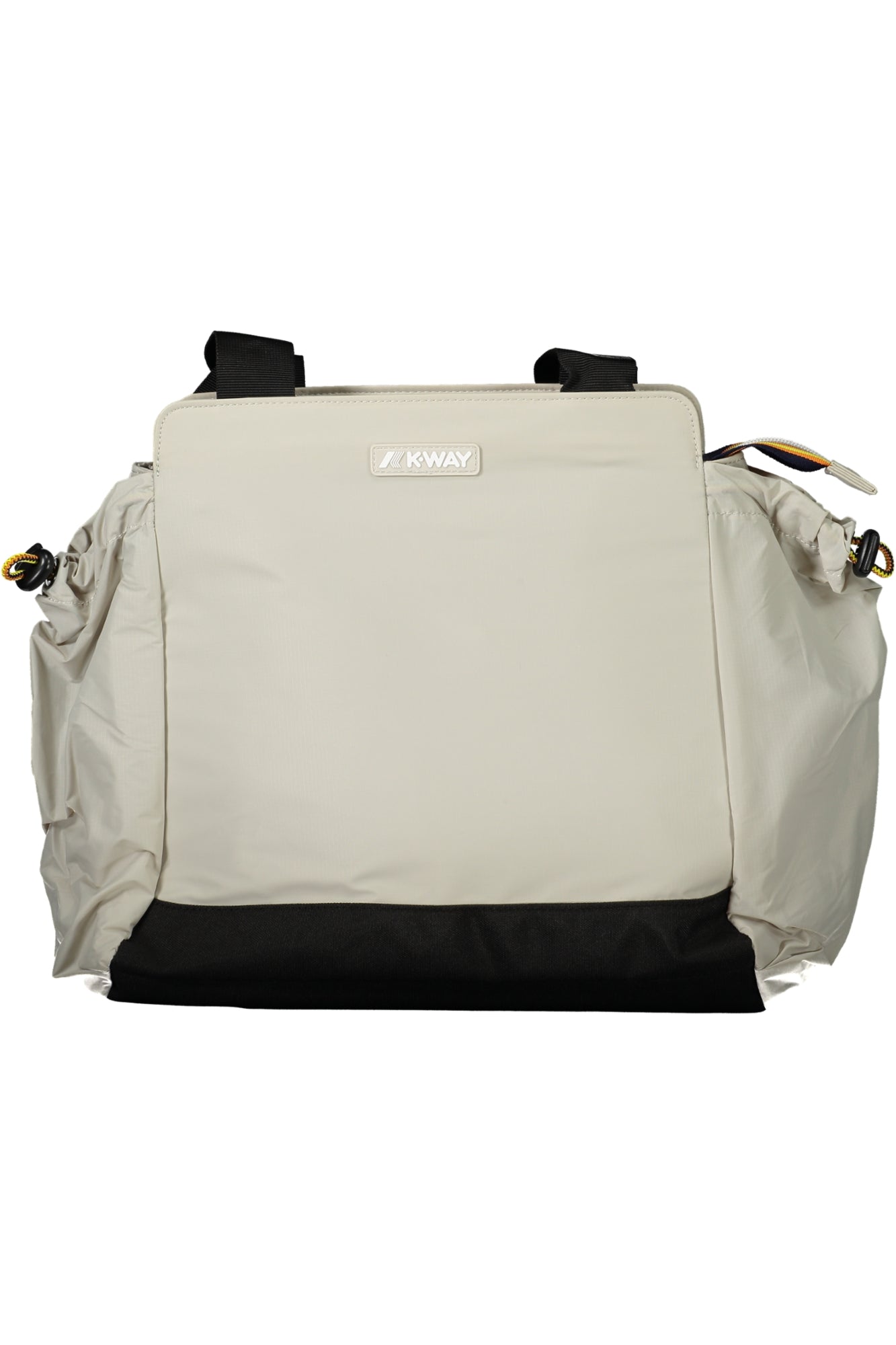 K8125ZWAISY_GR634 – Graue Damentasche mit Henkeln und Kontrastdetails – Stilvoll & Praktisch – Größe: UNI – Farbe: Grigio