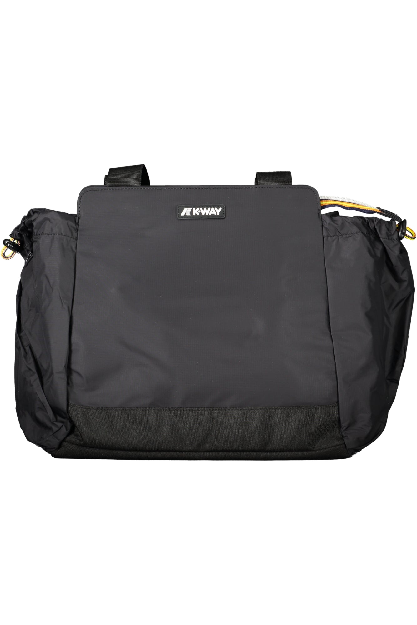 K8125ZWAISY_NEUSY – Stylische Damen Handtasche in Schwarz mit Kontrastdetails und Reißverschluss – Größe: UNI – Farbe: Nero