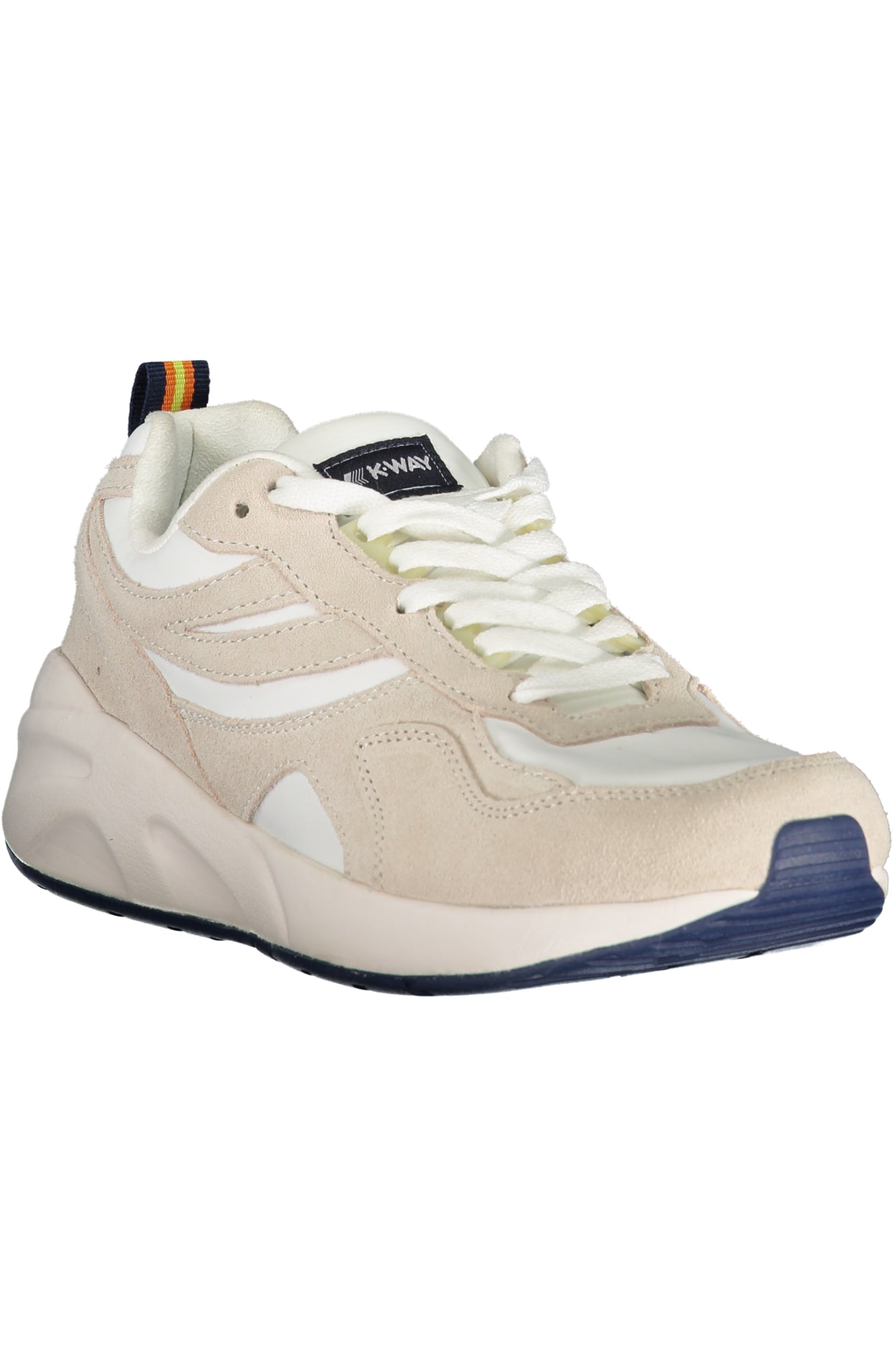 K3117GWTRAINING3.0LACES_BEA03 – Eleganter Beiger Herrensportschuh mit Schnürsenkeln und Kontrastdetails – Größe: 40, 44 – Farbe: Beige