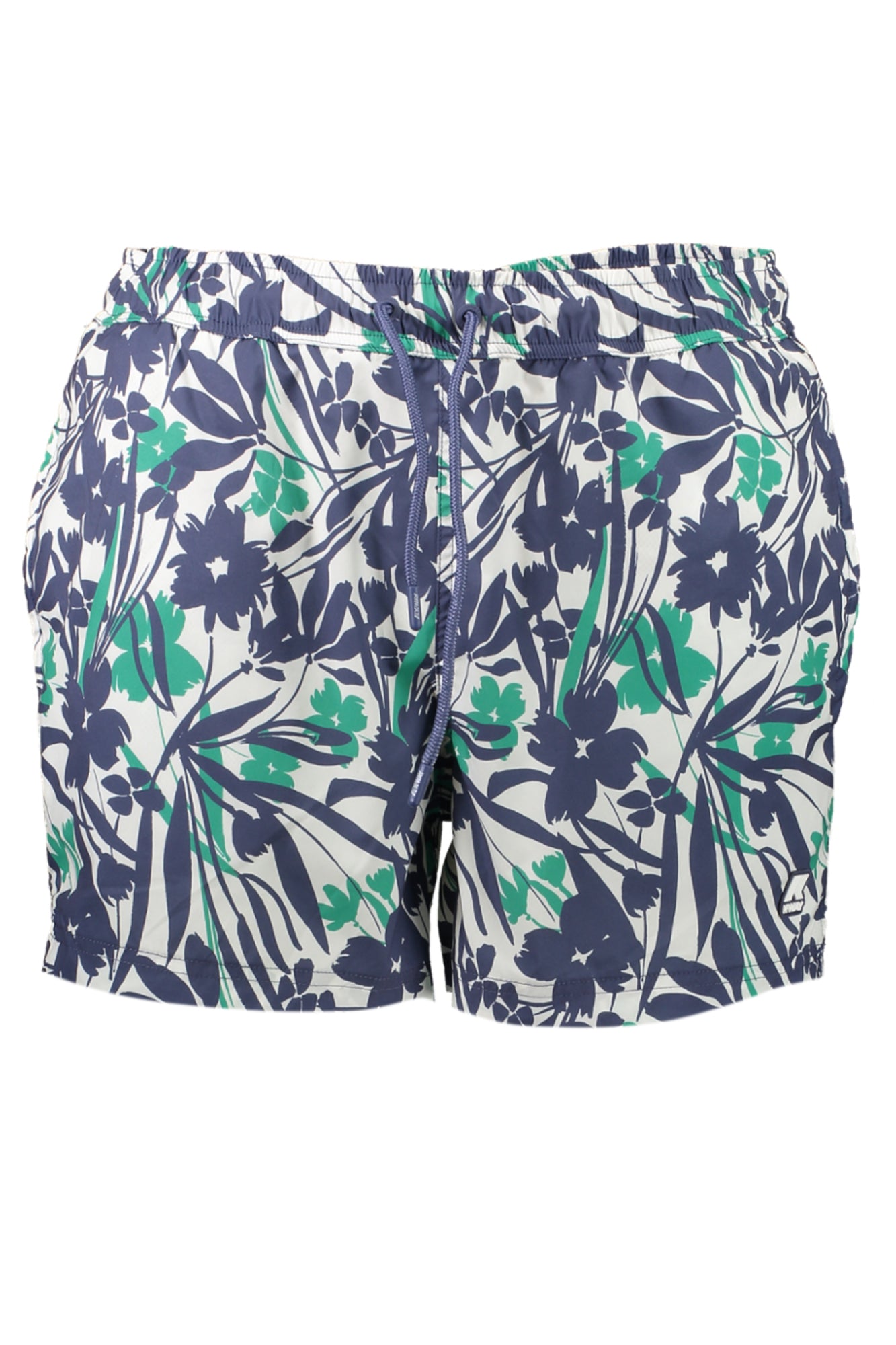 K2128EWAIRYGRAPHIC_BIAID – Herren Badehose weiß mit Innenslip & Taschen, kontrastreiche Details – Größe: M, L, XL, 2XL – Farbe: Bianco