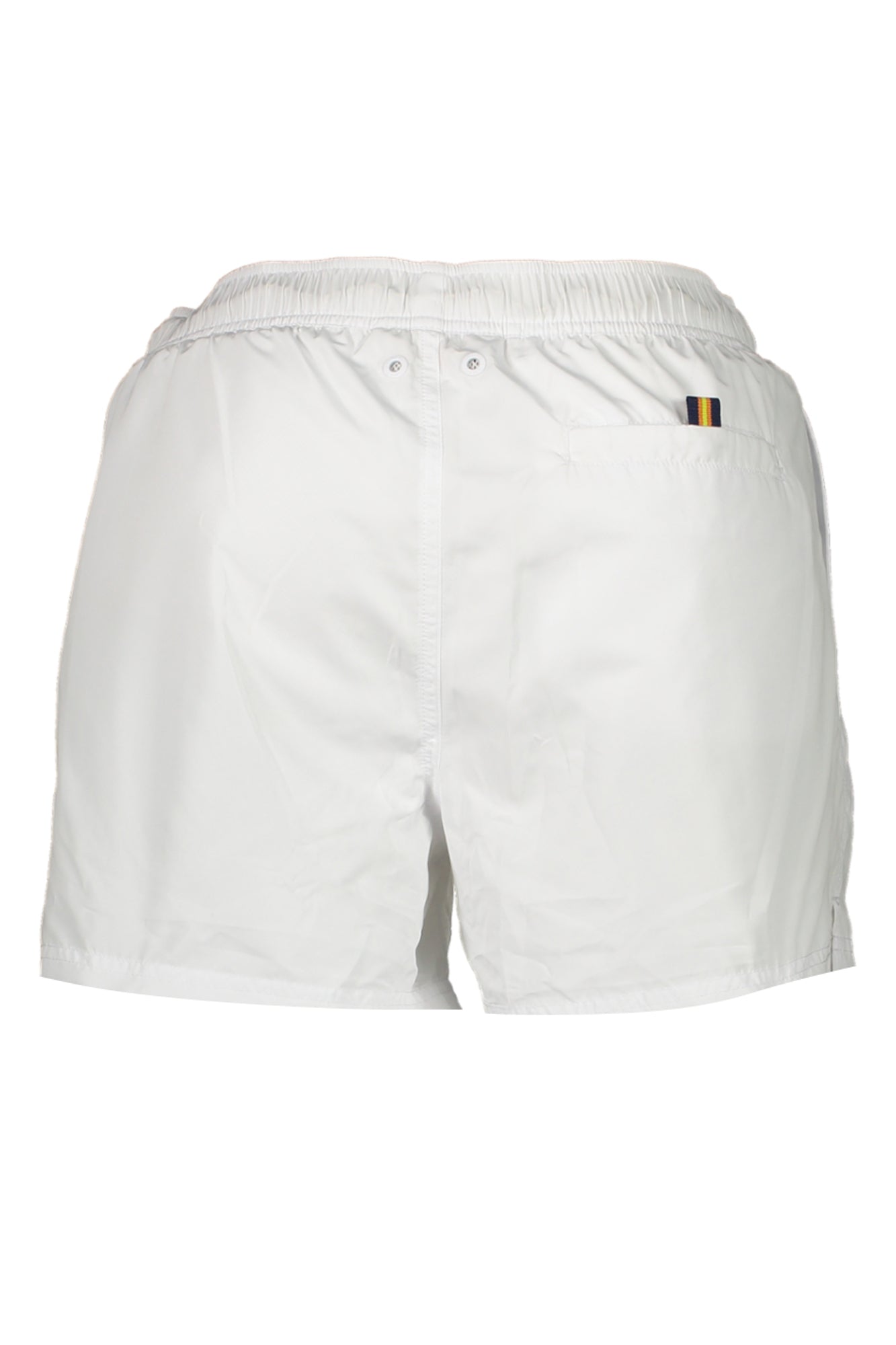 K5125BWHAZEL_BI001 – Weiße Herren Badeshorts mit Kontrastdetails und bequemen Innenslip – Größe: XL – Farbe: Bianco