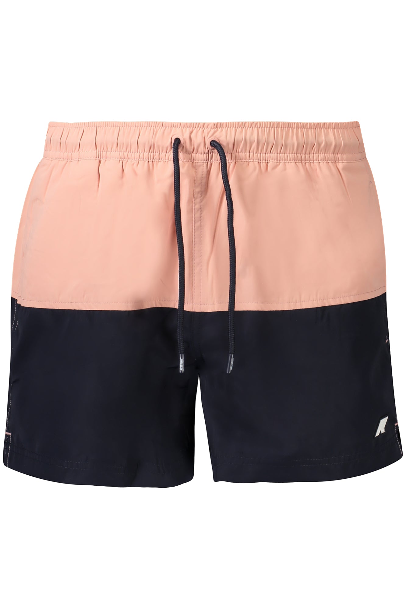 K8125VWLESLIE_RSANA – Rosa Herren Badehose mit blauem Kontrast, 3 Taschen & Kordelzug – Größe: M, L, XL – Farbe: Rosa