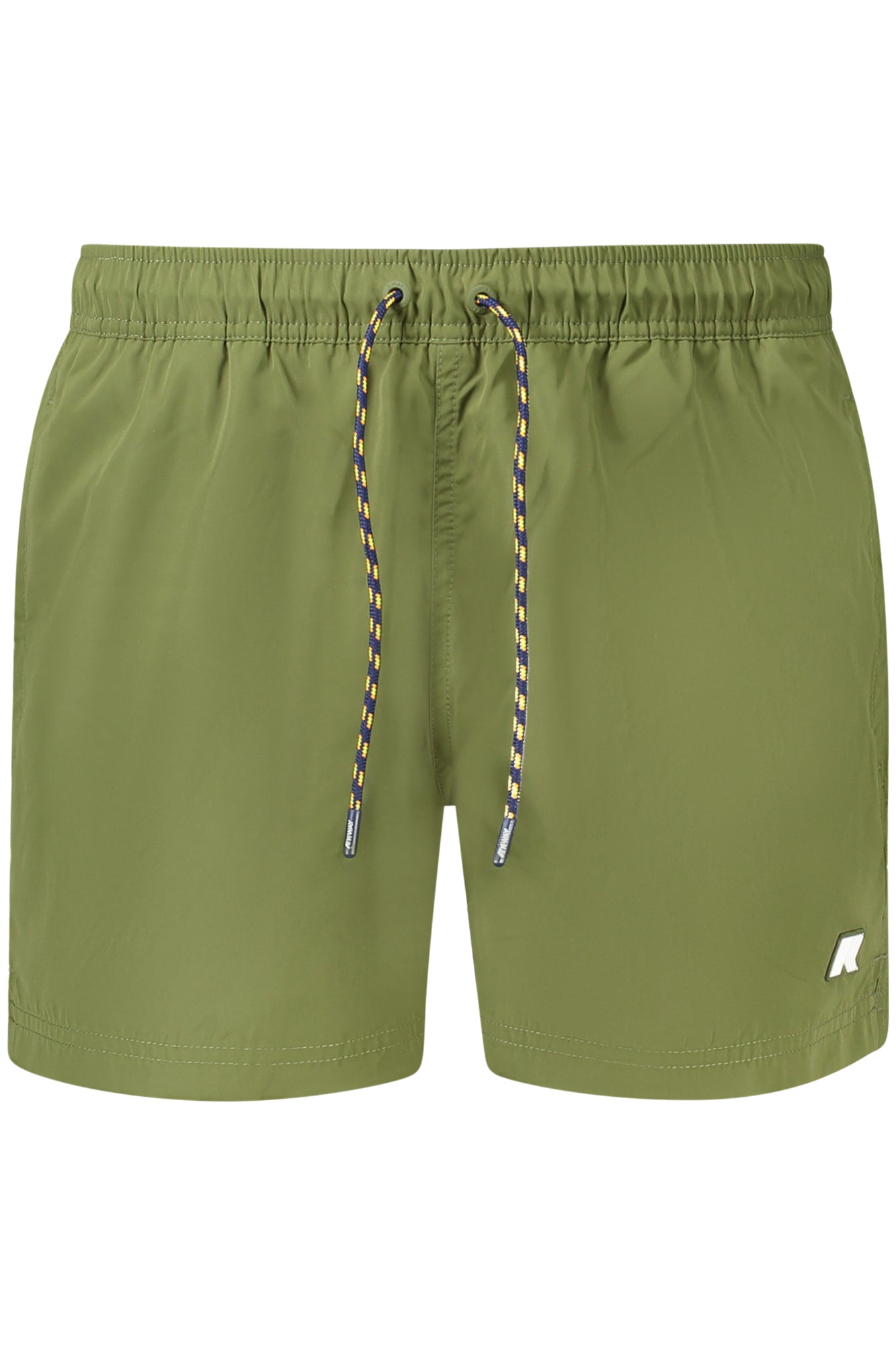 K3131LWHAZEL_VEH11 – Herren Grüne Badehose Kurz mit Taschen und Innenslip – Elastischer Bund – Größe: S, M, L, XL, 2XL – Farbe: Verde