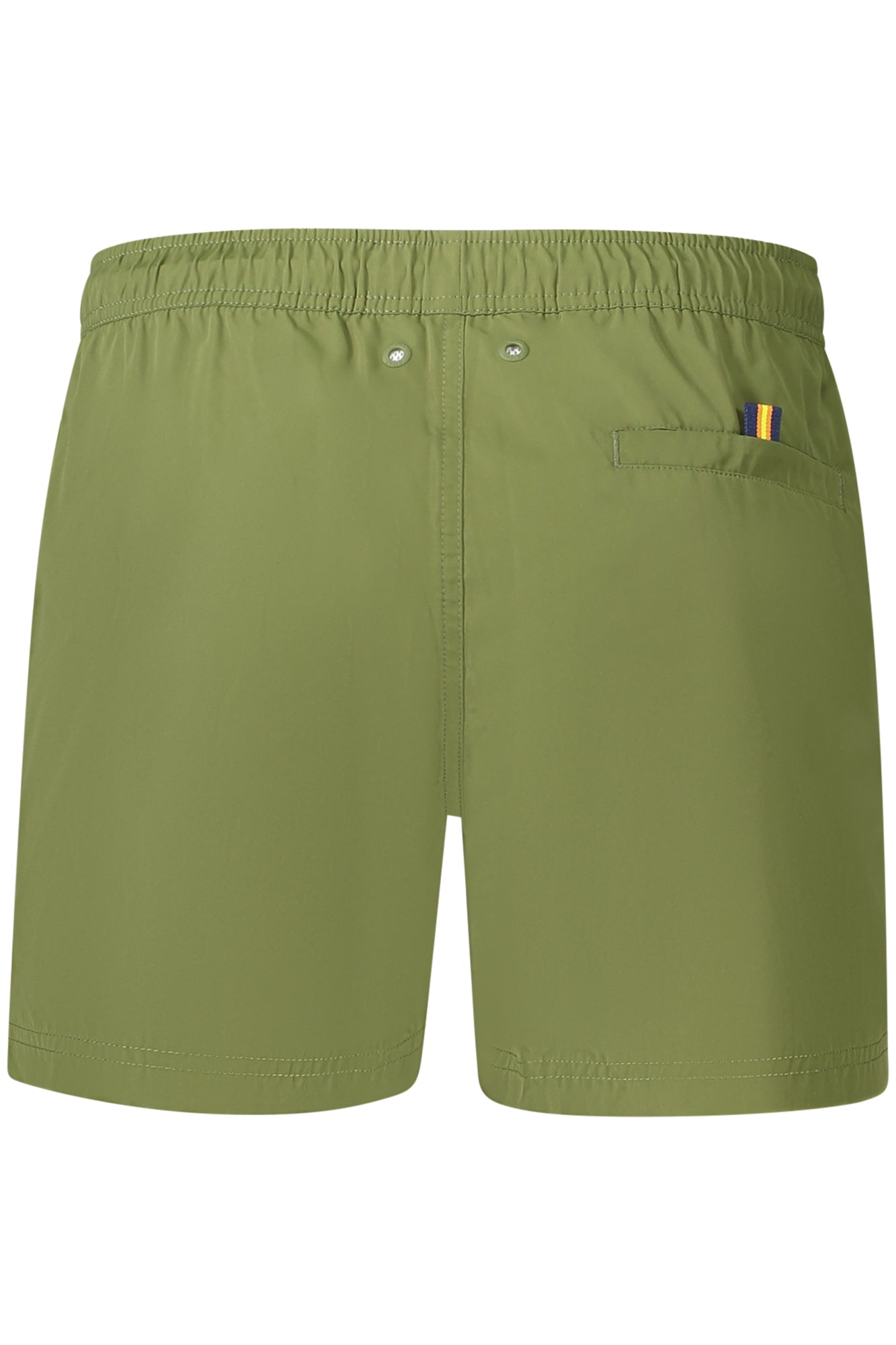 K3131LWHAZEL_VEH11 – Herren Grüne Badehose Kurz mit Taschen und Innenslip – Elastischer Bund – Größe: S, M, L, XL, 2XL – Farbe: Verde