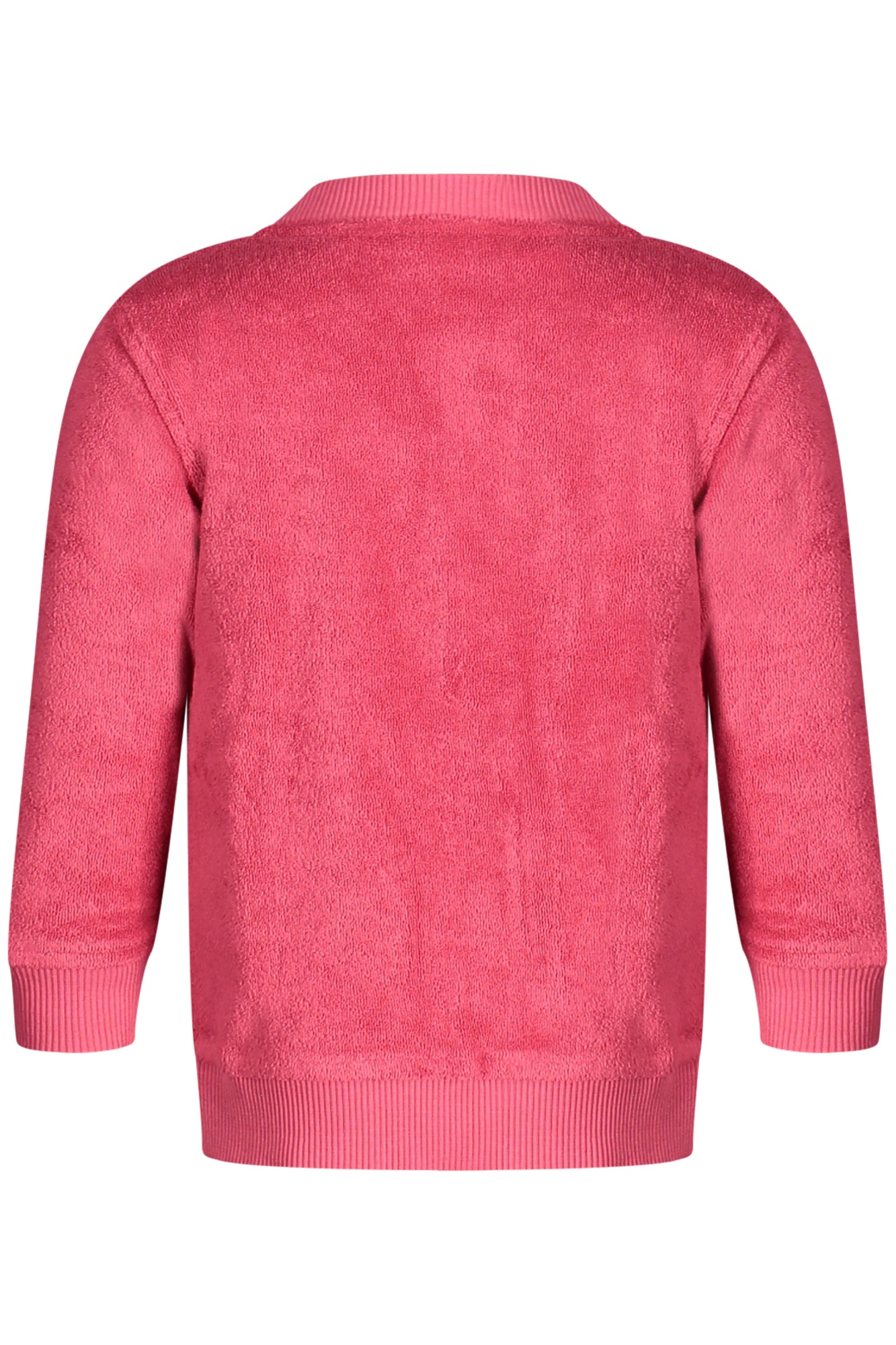 K8128UWEAMAURICE_RSXBW – Rosa Mädchen Sweatshirt mit Reißverschluss - Langarm, Frottee & Details – Größe: 3-6M, 24M, 18M, 12M – Farbe: Rosa