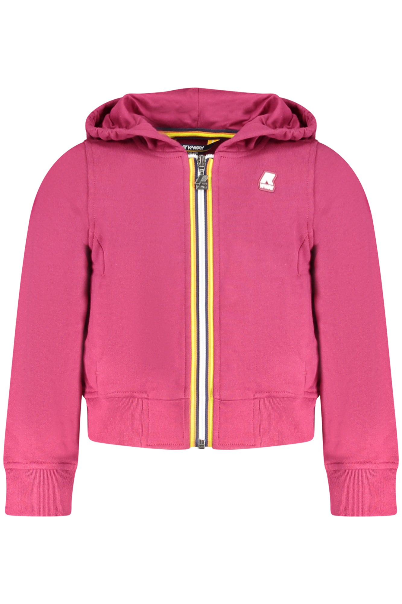 K2121TWPDELINE_VIQ13 – Violettes Kinder-Kapuzen-Sweatshirt mit Reißverschluss & Details – Größe: 8A, 12A, 3A, 4A, 10A, 14A, 16A, 6A – Farbe: Viola