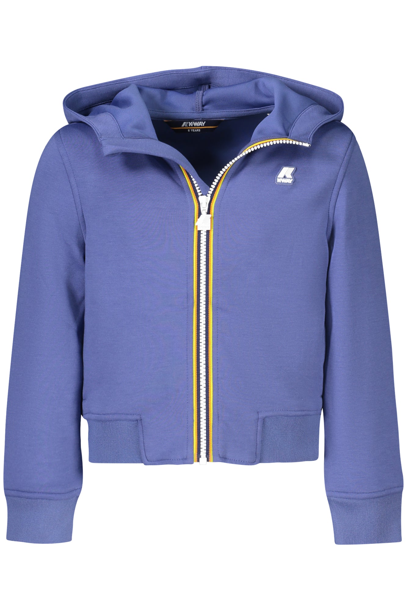 K4117YWPRAINER_BLP35 – Kapuzenpullover Blau für Kinder mit Reißverschluss & Taschen – Größe: 12A, 14A, 8A, 16A, 4A, 10A, 6A – Farbe: Blu