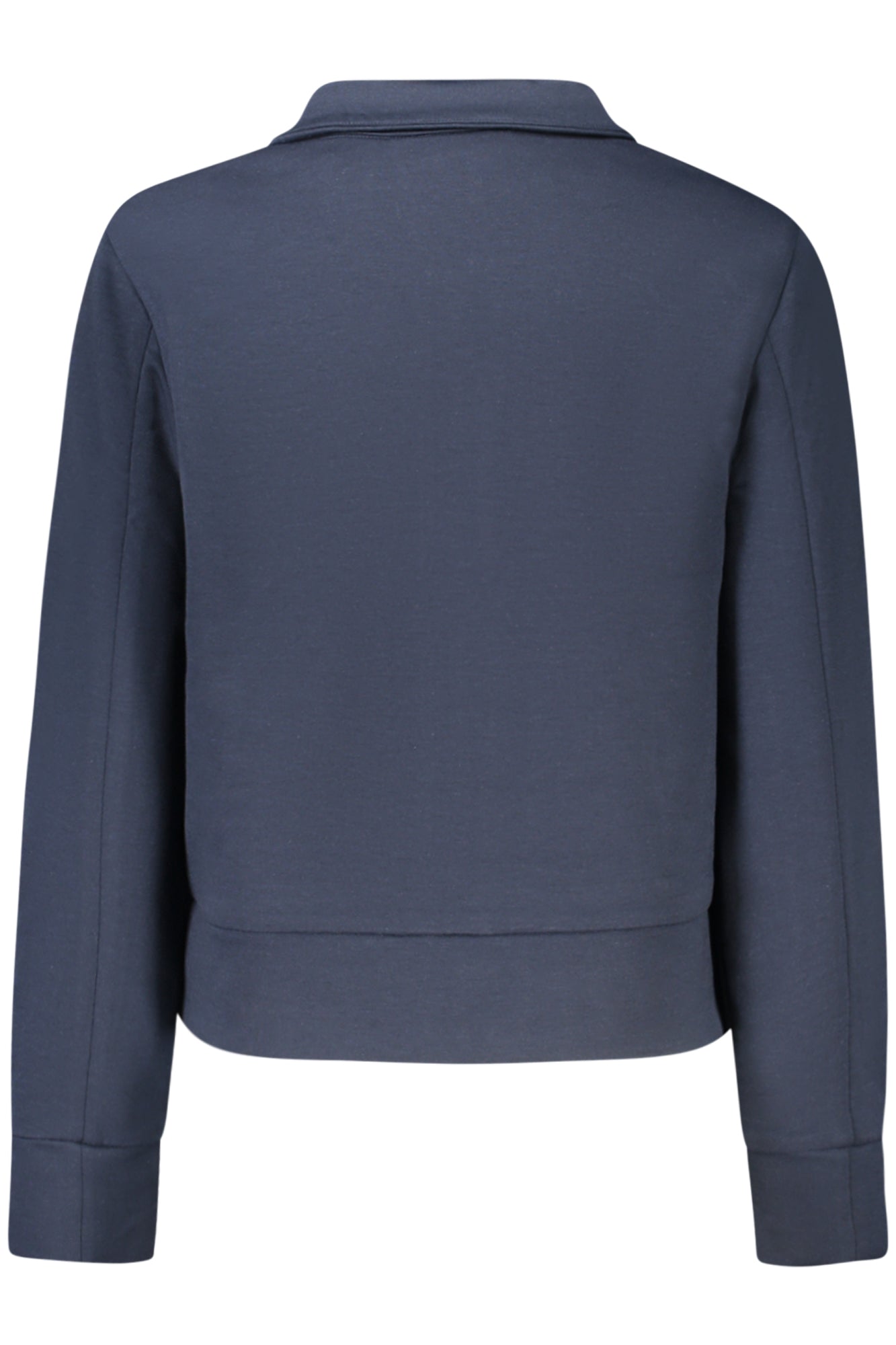 K2132DWALARALIGHTSPACER_BLK89 – Damen Sweatshirt mit Reißverschluss - Blau, Kontrastdetails & Taschen – Größe: XS, S, M, L – Farbe: Blu