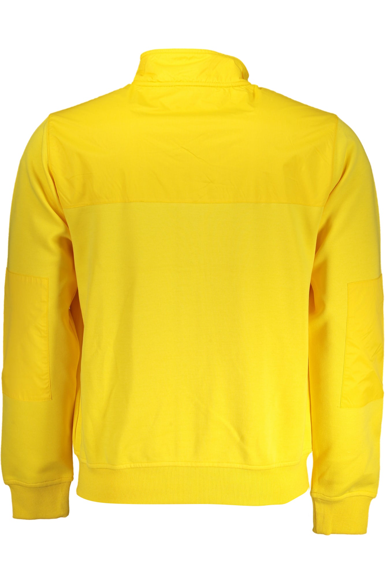 K61227WLEVRAIAUGURENUVP_GIT05 – Gelbes Herren-Sweatshirt mit Reißverschluss und Kontrastdetails – Größe: S – Farbe: Giallo