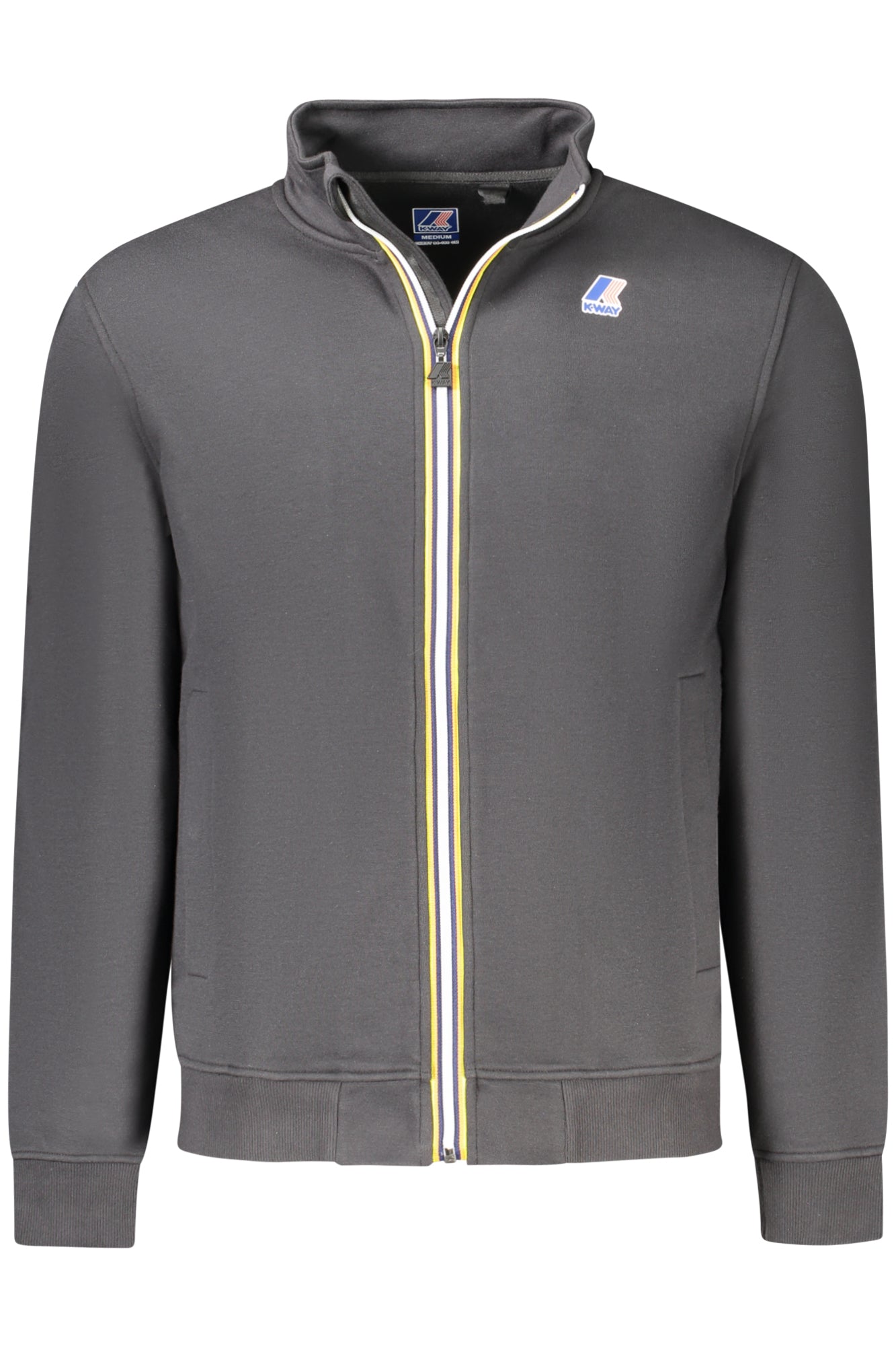 K3125VWLEVRAITARN_NEUSY – Herren-Sweatshirt Schwarz mit Reißverschluss & Kontrastdetails – Größe: S, M, L, 2XL – Farbe: Nero