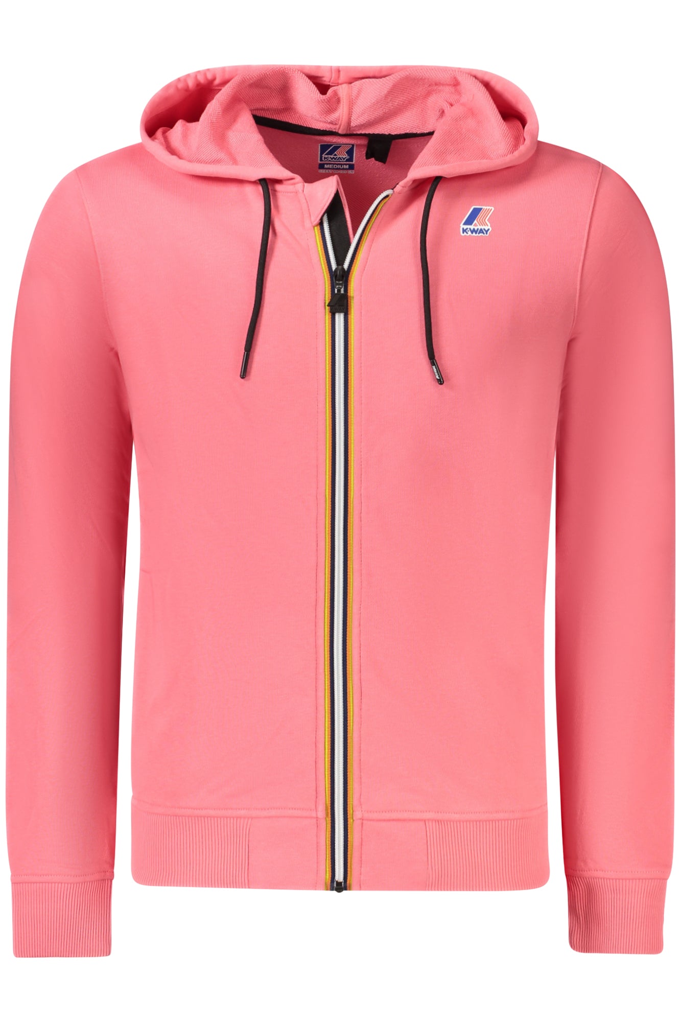 K4115ZWLEVRAIARNELPOLY_RSWHD – Herren-Sweatshirt mit Kapuze und Reißverschluss in Rosa, stylisch – Größe: XS, S, M, 2XS – Farbe: Rosa