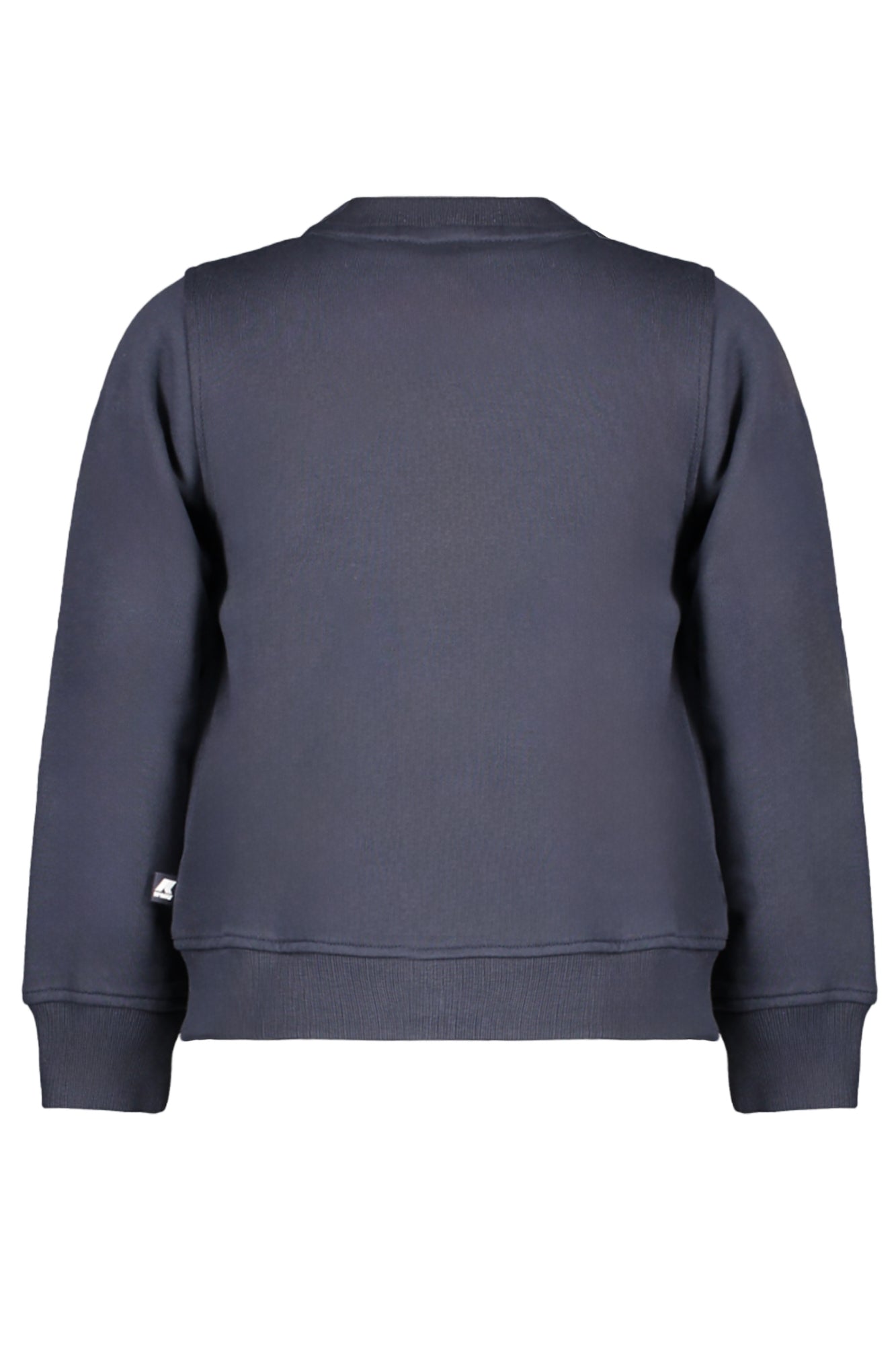 K3128NWPBAPTISFLOCK_BLK89 – Blauer Kinderpullover ohne Reißverschluss mit Druckmotiv – Größe: 6A, 14A, 3A, 12A, 4A, 10A, 8A – Farbe: Blu