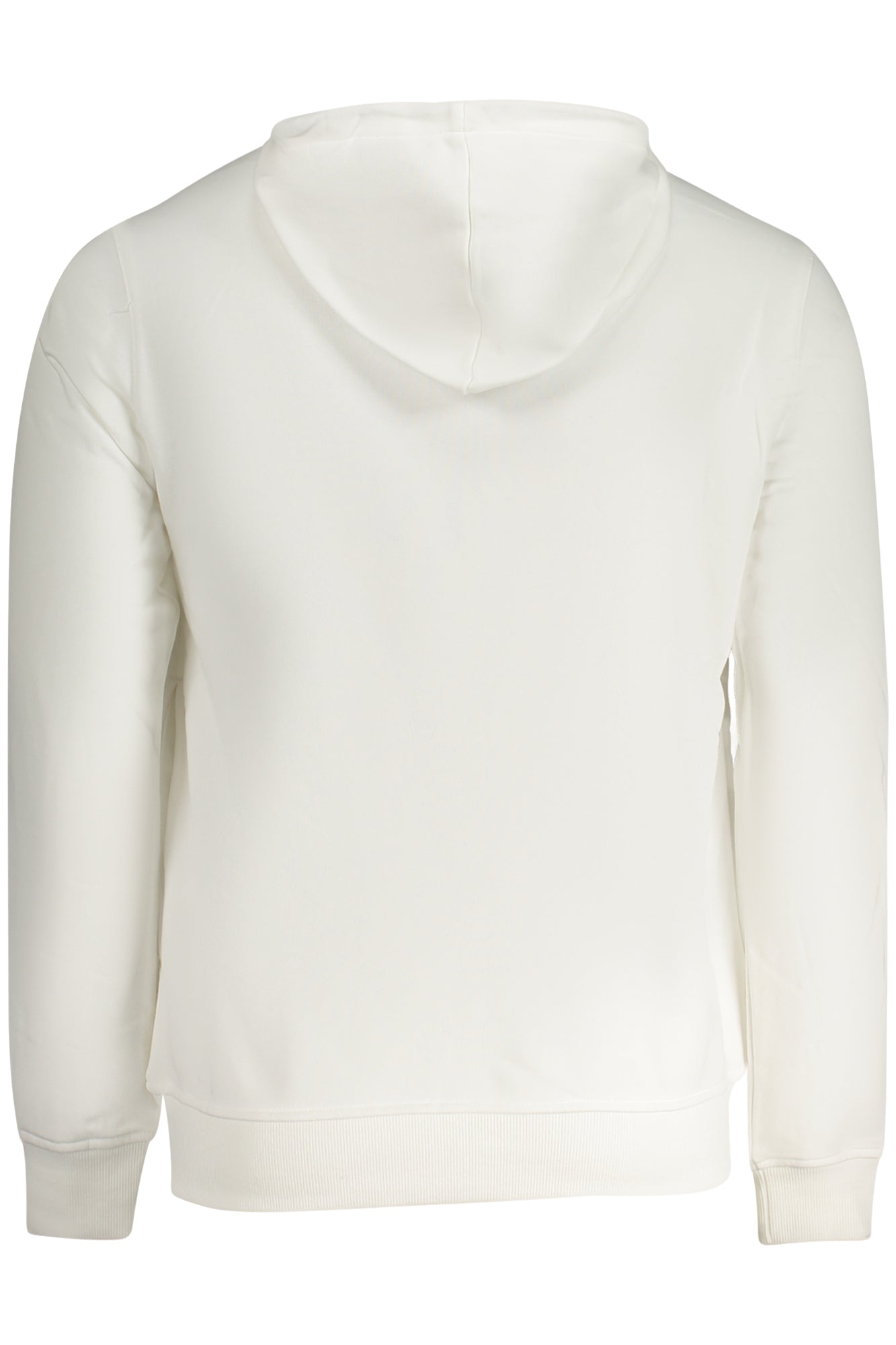 K41224WLEVRAIARNETTEPOLY_BI001 – Weißer Herren Kapuzenpullover ohne Reißverschluss - Stylisch & Bequem – Größe: S, M, L, XL, 2XL – Farbe: Bianco