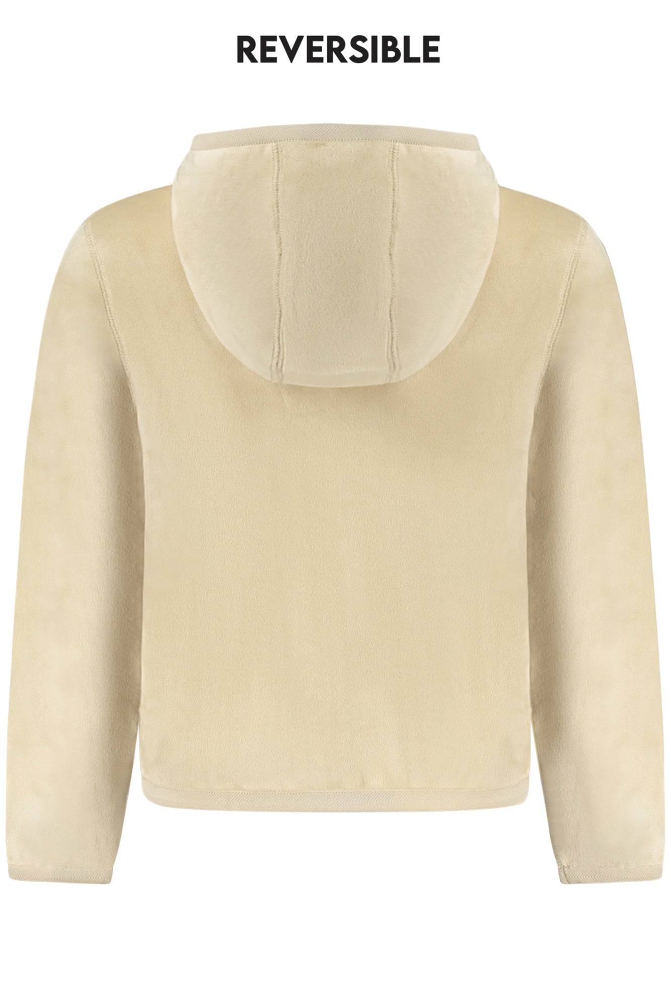 K8141FWPLILYVELOURPOLAR_BEATS – Wendbare Mädchen-Sportjacke Beige mit Kapuze und praktischen Taschen – Größe: 6A, 8A, 12A, 10A, 4A – Farbe: Beige