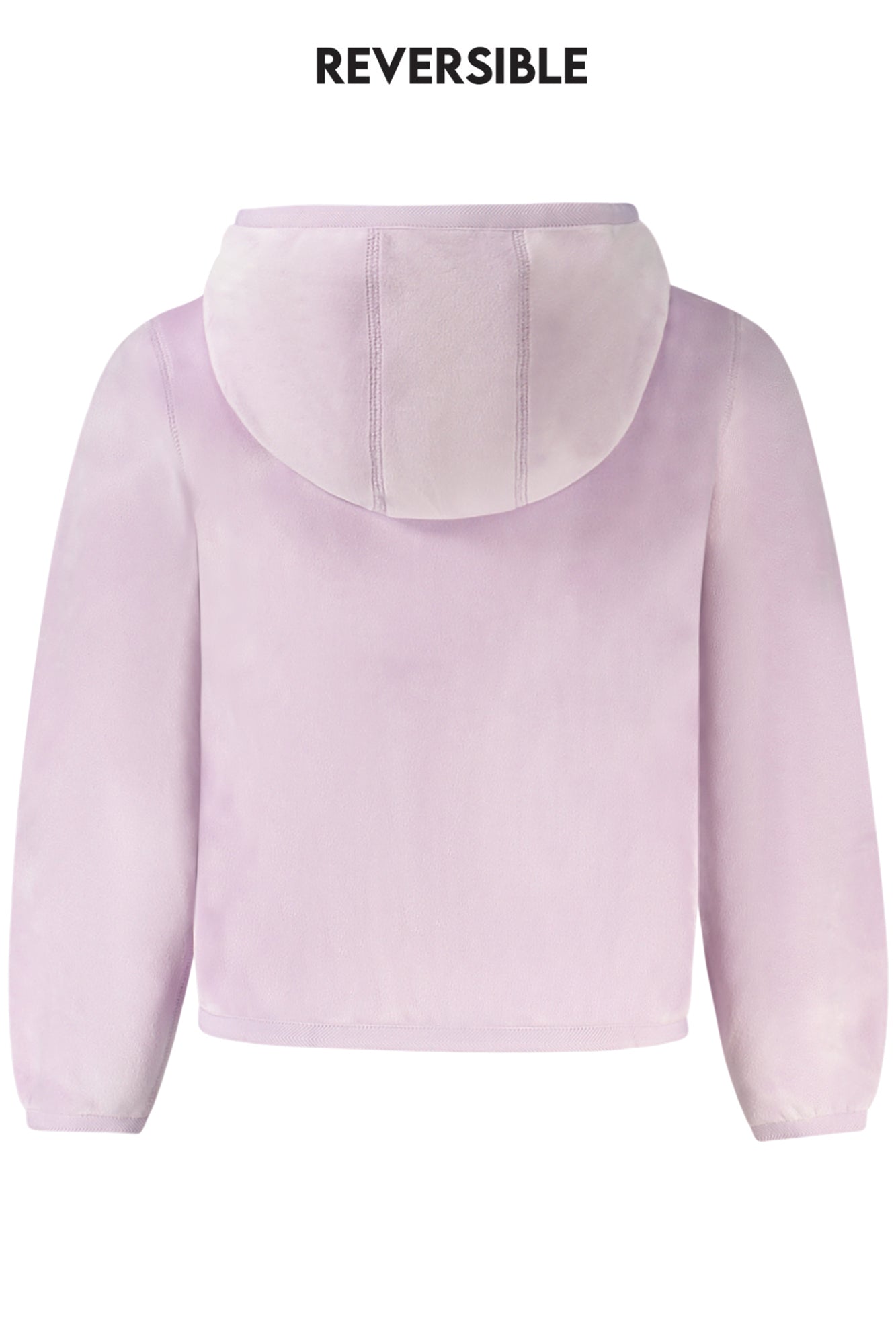K8141FWPLILYVELOURPOLAR_RSATT – Wendbare Mädchen-Sportjacke Rosa/Lila mit Kapuze und Taschen – Größe: 10A, 4A, 12A, 6A, 8A – Farbe: Rosa