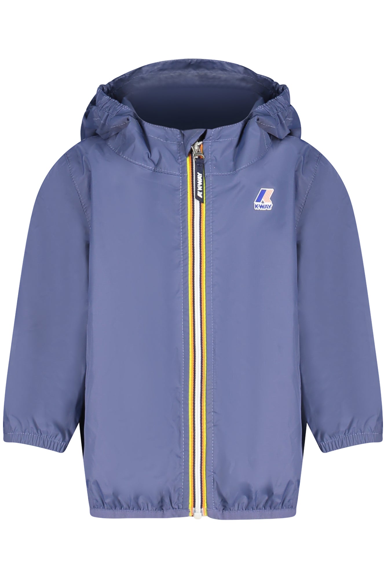 K8122BWELEVRAI3CLAUDINE_BL732 – Sportliche Kinderjacke in Blau – Wasserdicht und Kapuzen-Style – Größe: 18M, 24M, 12M – Farbe: Blu
