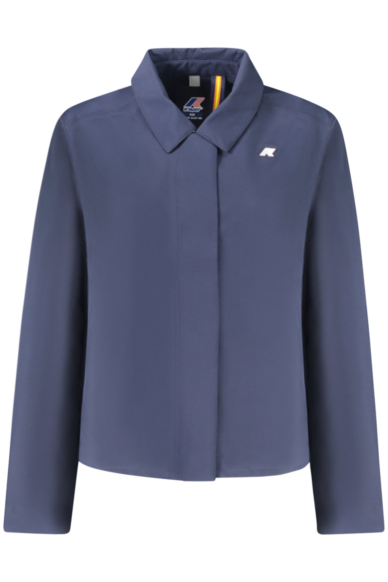 K3137XWSONDRIELLEBONDED_BLA2B – Stilvolle Damen-Sportjacke Blau mit Fleece-Futter und Taschen – Größe: S, M, L – Farbe: Blu