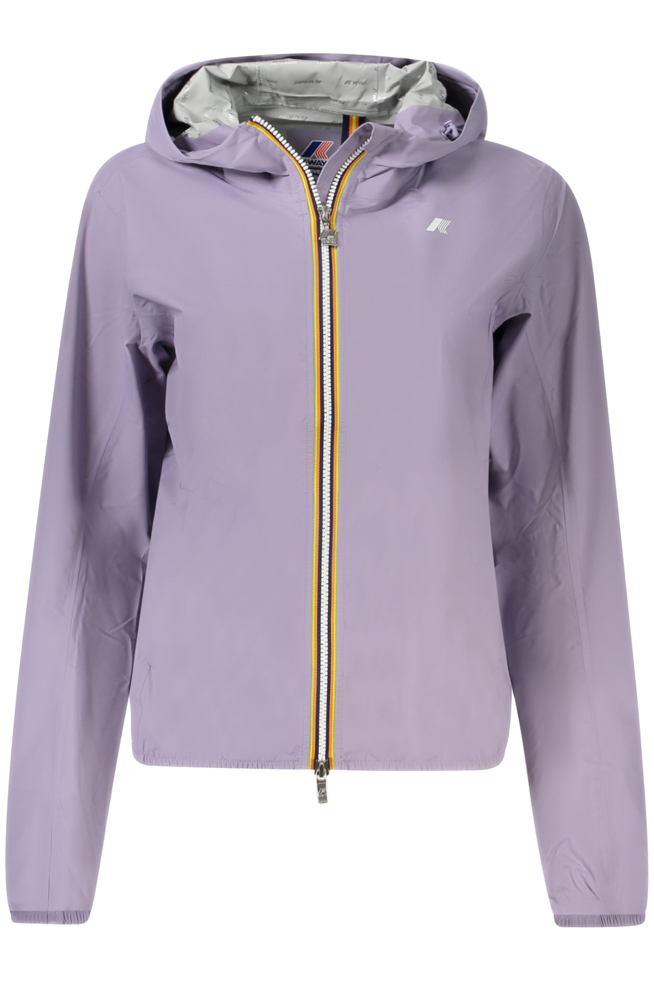 K5127LWLILYSTRETCHDOT_VI721 – Lila Damen Sportjacke mit Kapuze - Stilvolles Design & Funktionalität – Größe: S, L, XL, M – Farbe: Viola