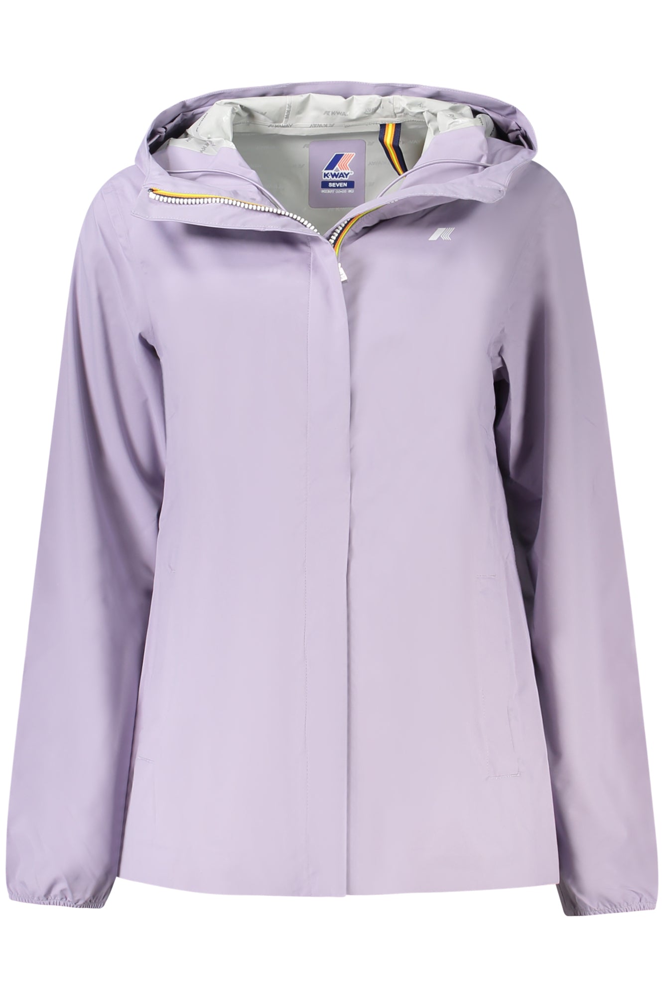 K31382WMARGUERITESTRETCH_VI721 – Violette Damen-Sportjacke mit Kapuze & Taschen - Stylisch & Funktional – Größe: L, M, S, XL – Farbe: Viola