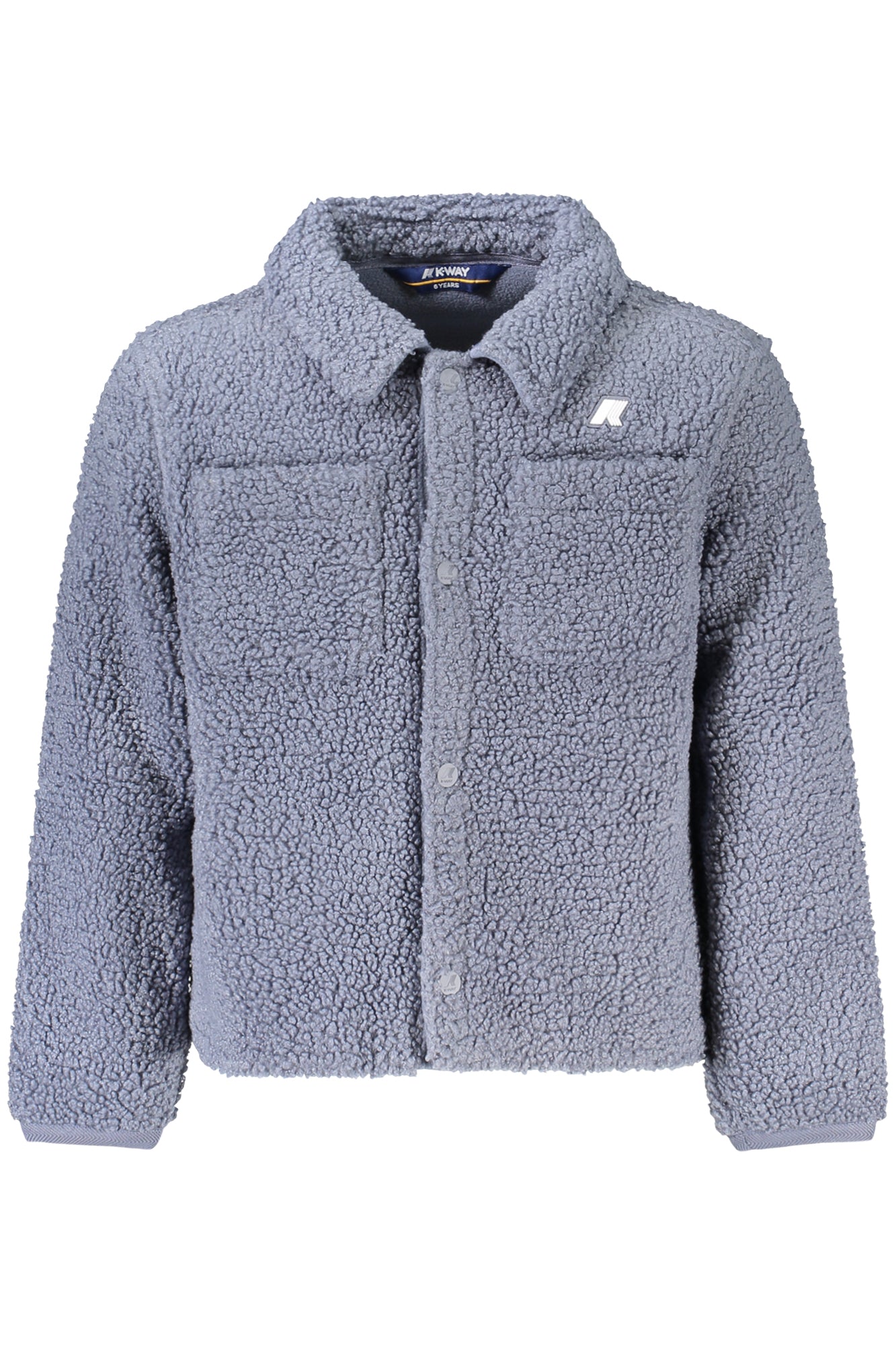 K5122IWPCAMERONSHERPAPOLAR_BLASF – Blaue Herren-Sportjacke mit Druckknöpfen und gefüttertem Design – Größe: 4A, 8A, 6A – Farbe: Blu