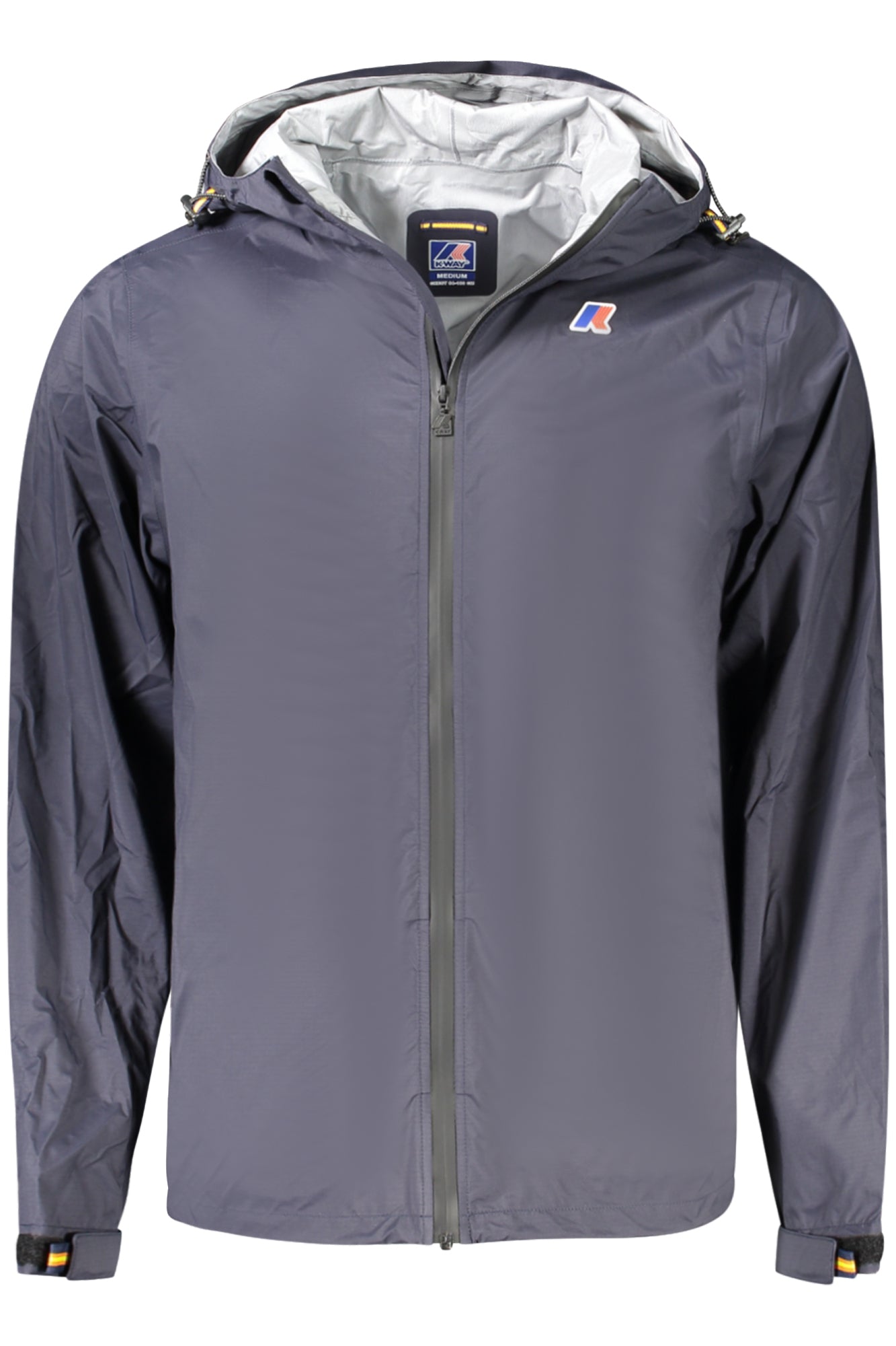 K8131QWCHARMELTRAVEL_BLK89 – Wasserfeste Herren-Sportjacke mit Kapuze und Kontrastdetails – Größe: S, M, L – Farbe: Blu