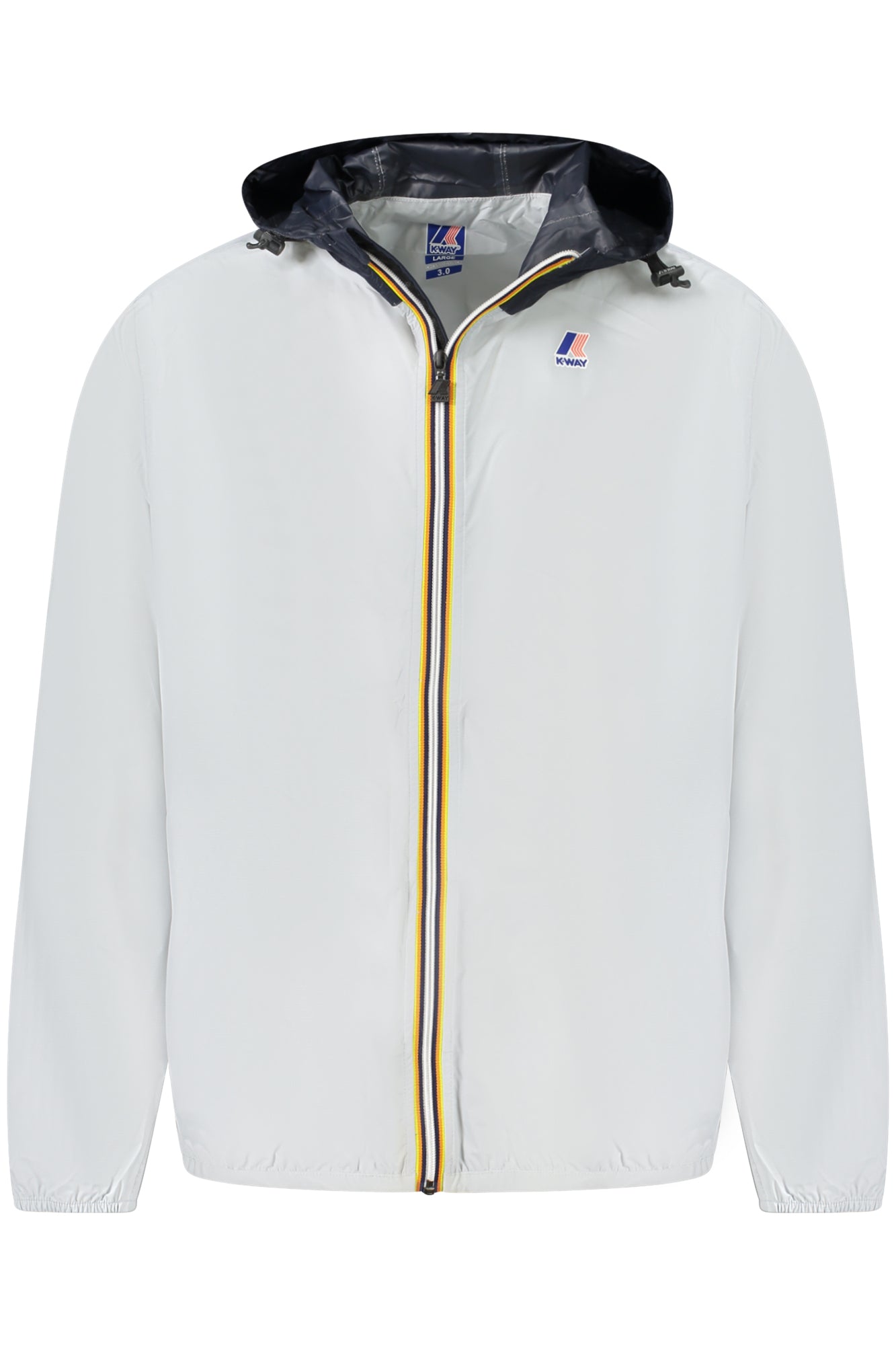 K004BD0LEVRAI3.0CLAUDE_GRA07 – Graue Herren-Sportjacke mit Kapuze, wasserfest und stilvoll – Größe: L, XL, 2XL – Farbe: Grigio