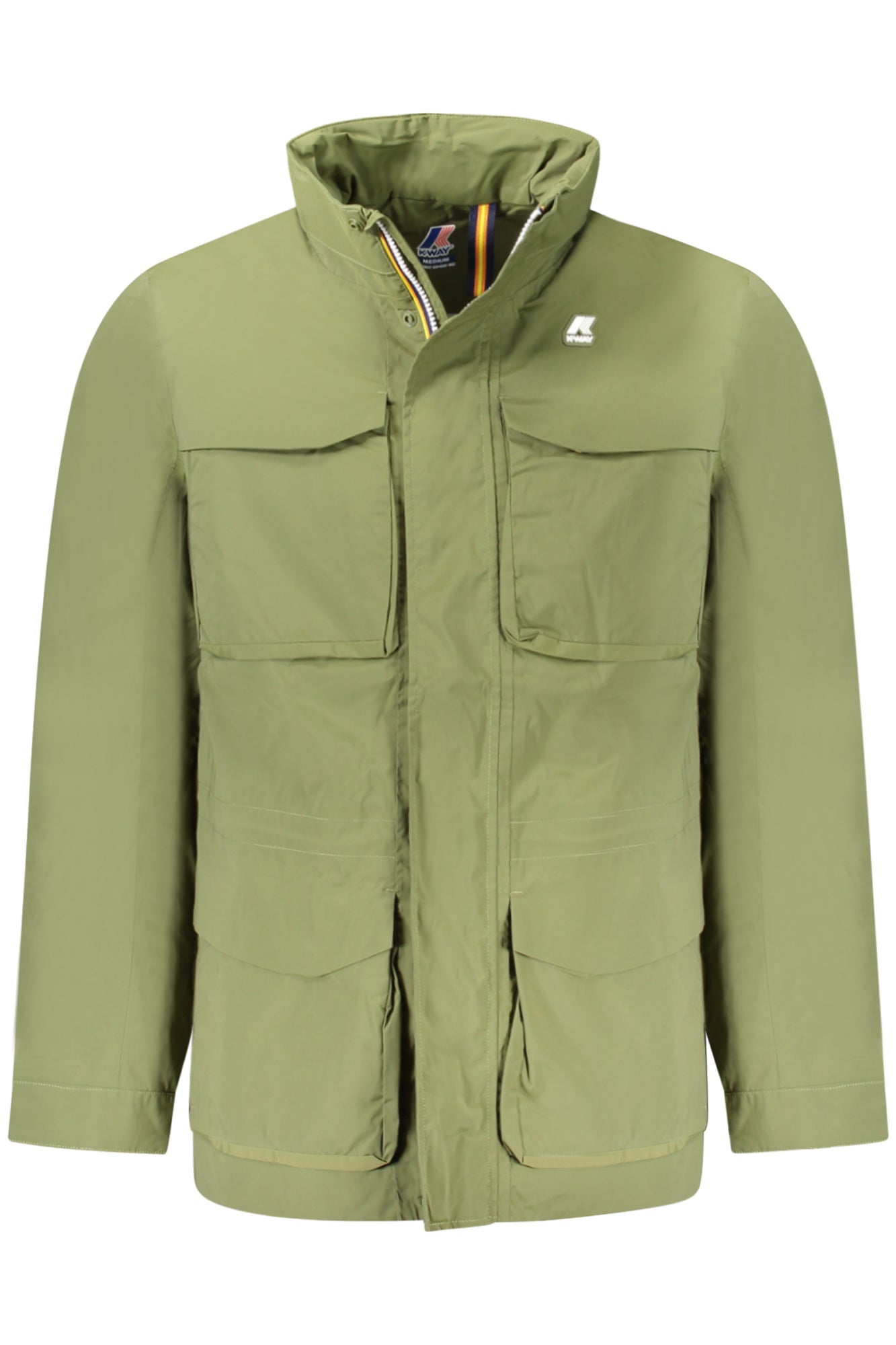 K2121QWMANPHYSTRETCH_VEH11 – Grüne Herren-Sportjacke mit Kapuze und fünf Taschen für Outdoor-Abenteuer – Größe: L, XL, 2XL, 3XL, M – Farbe: Verde