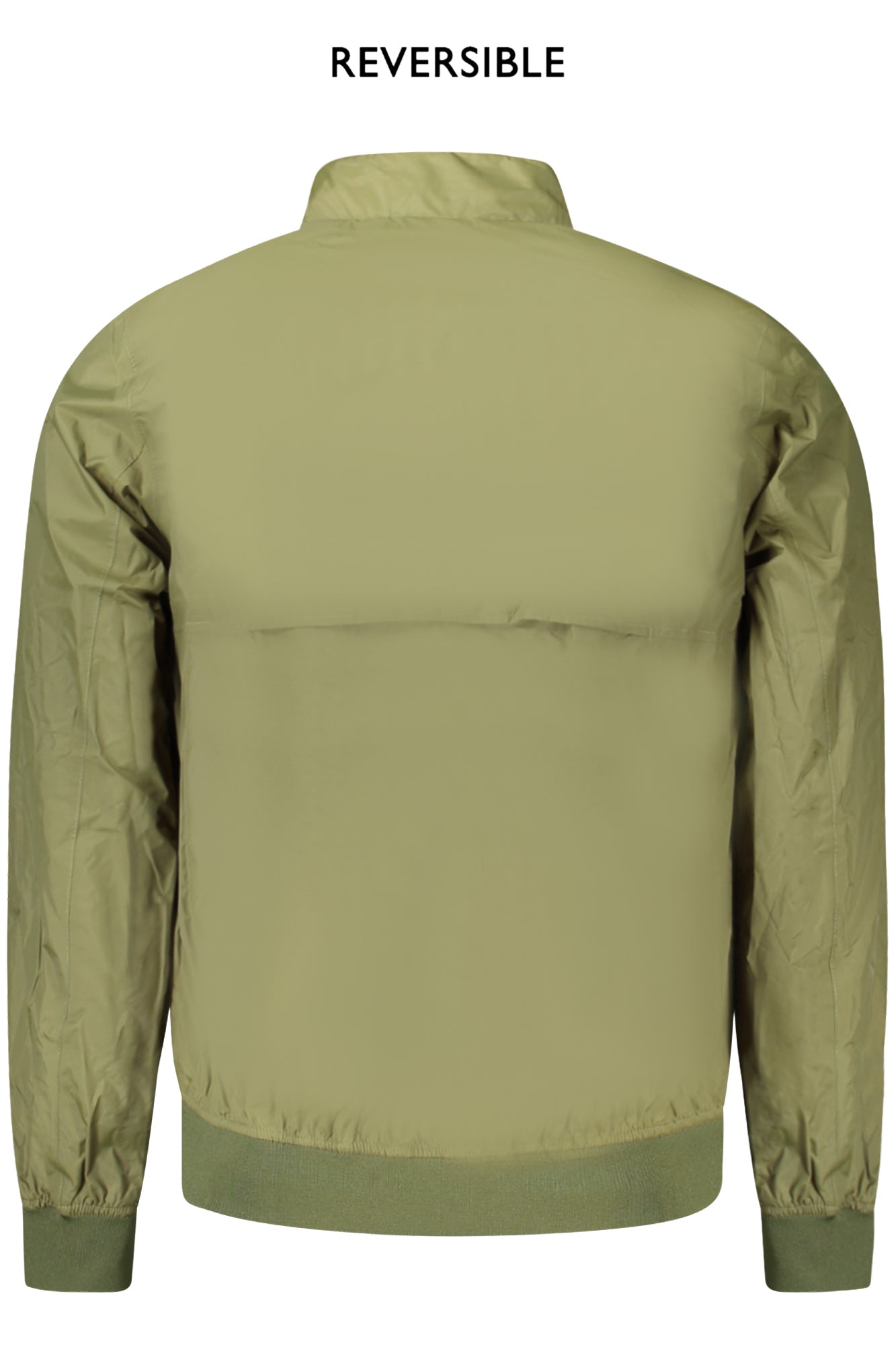 K6123PWARSENE_VEANE – Wasserfeste Herren-Sportjacke: Wendbar, Grün-Beige, Recyceltes Nylon – Größe: M, 2XL – Farbe: Verde