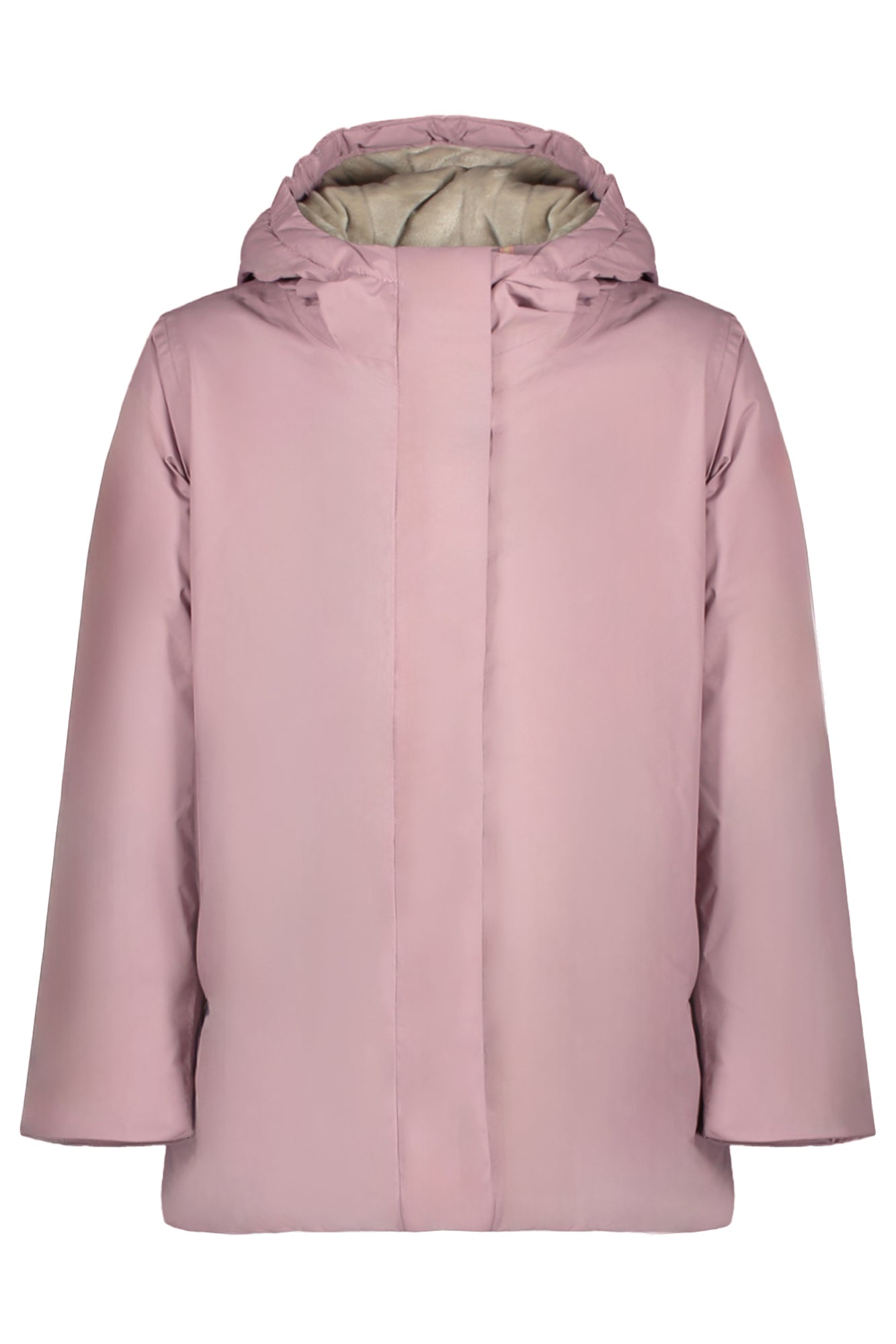 K6123BWPSOPHIE_VIAJS – Lila Mädchenjacke mit Kapuze und Waschbär-Applikation - Langarm & Praktisch – Größe: 8A, 4A, 10A, 6A – Farbe: Viola