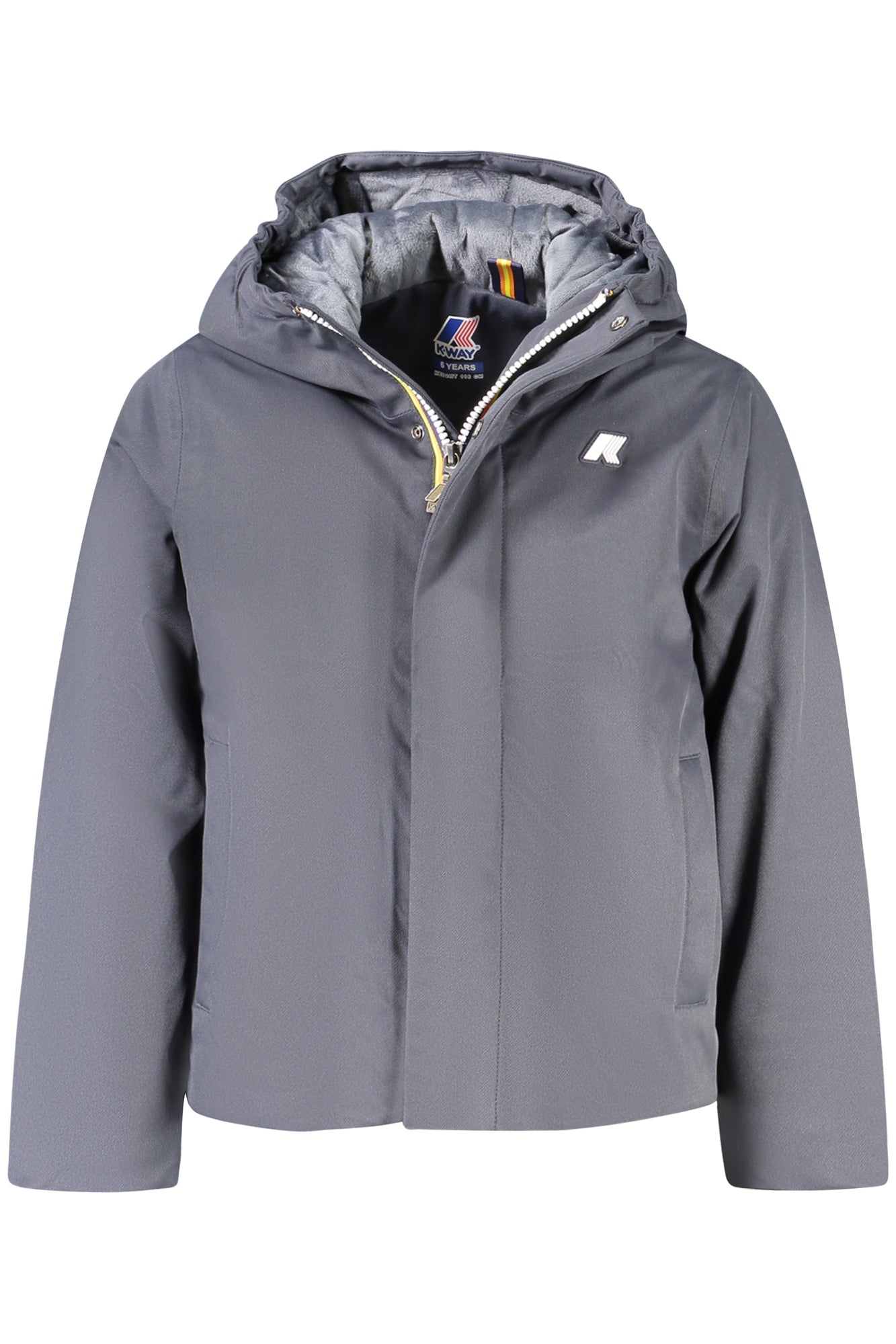 K1128FWPJACKOTWILL_BLAL9 – Blaue Kinderjacke mit Waschbär-Design: Kapuze & Taschen – Größe: 8A, 12A, 4A, 6A, 14A, 10A – Farbe: Blu